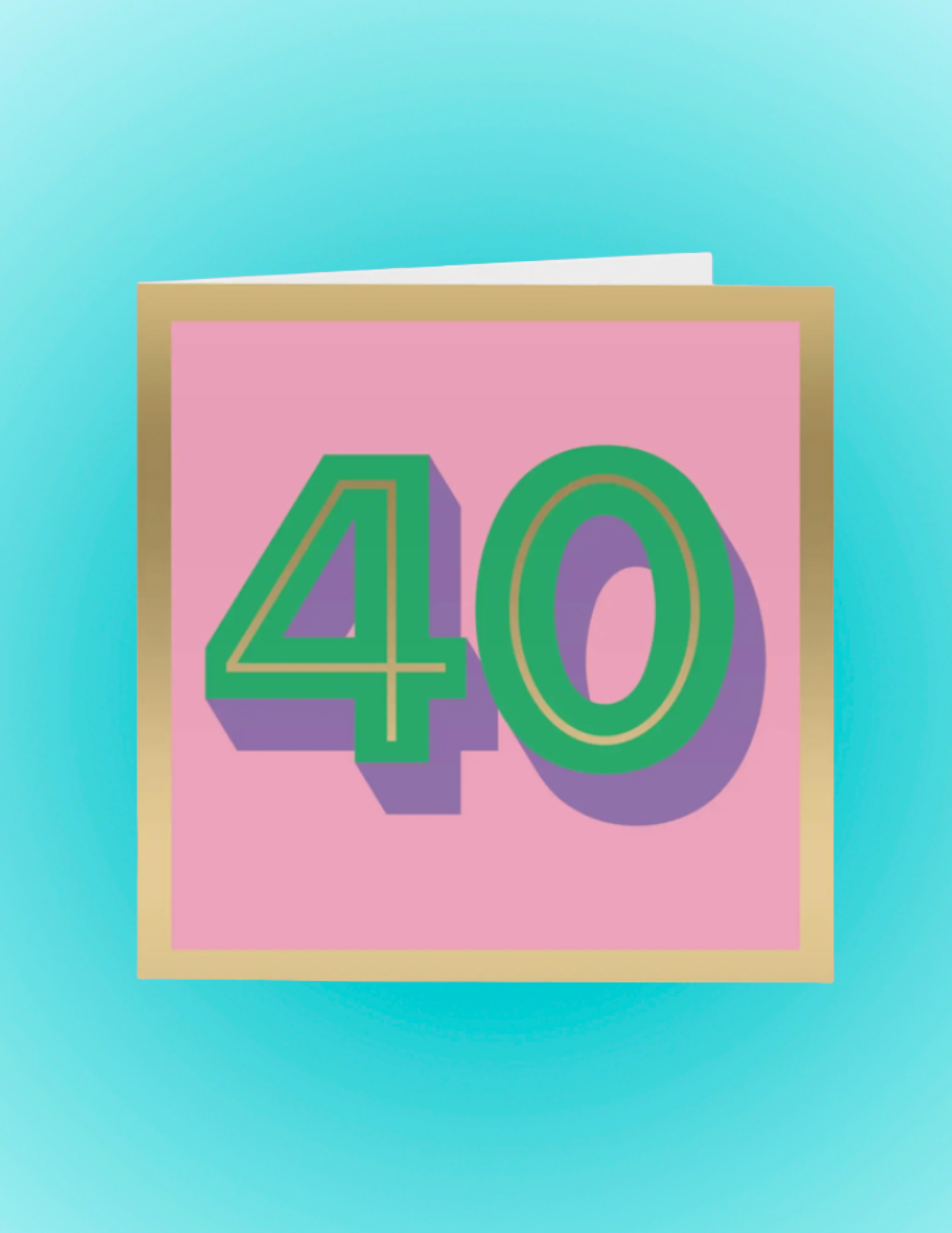 40th Birthday Card
