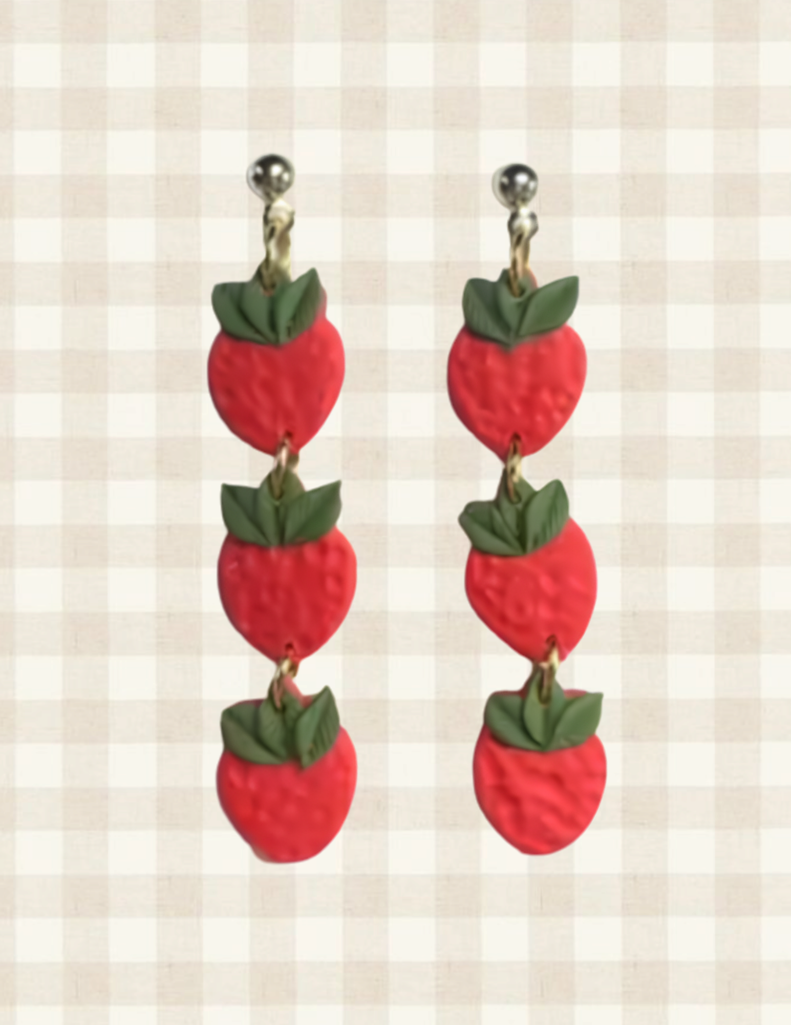 Strawberry Dangle Earrings