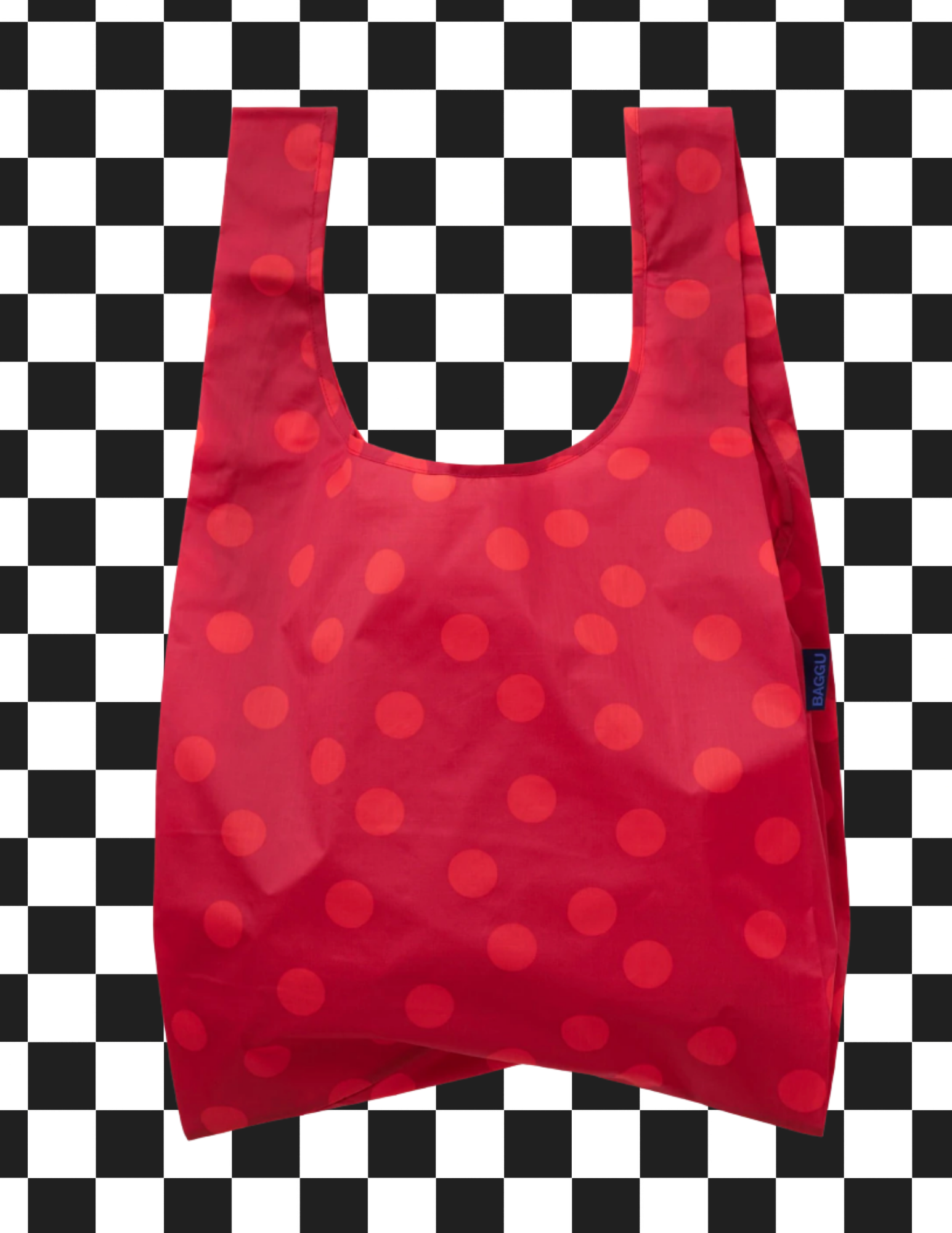 BAGGU Standard Reusable Baggu - Red Polka Dot