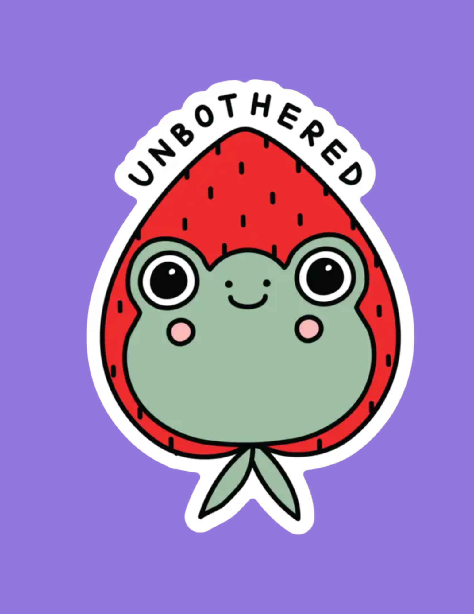 Unbothered Sticker