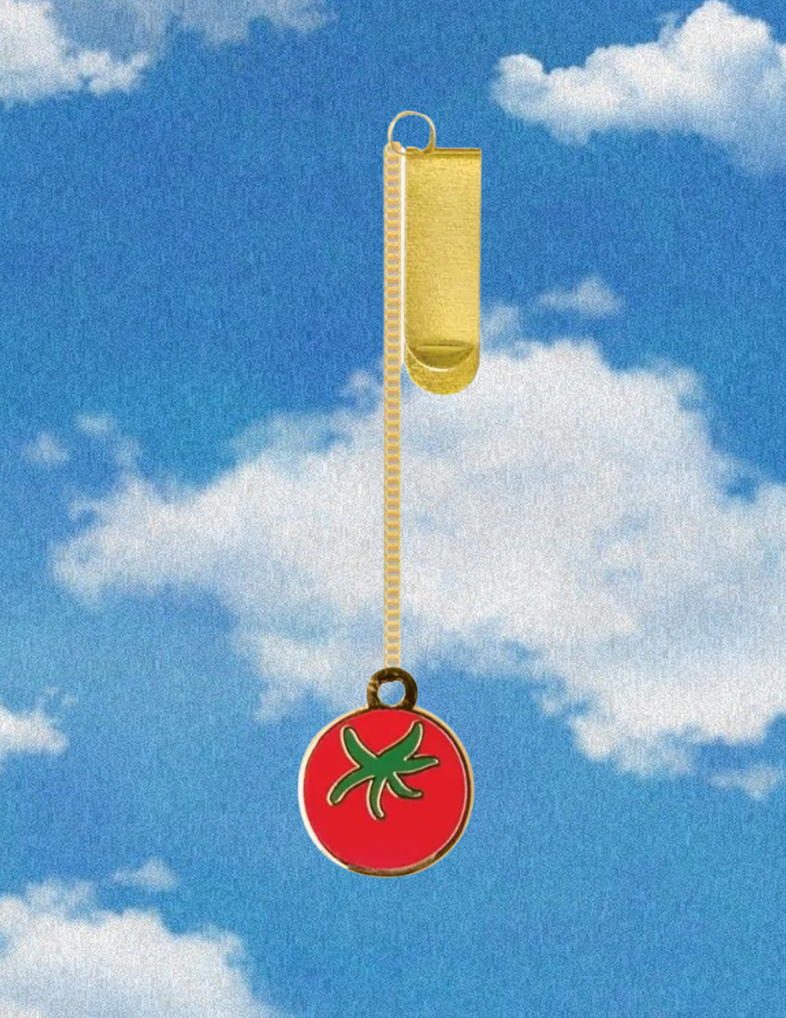 Tomato Mini Bookmark Charm