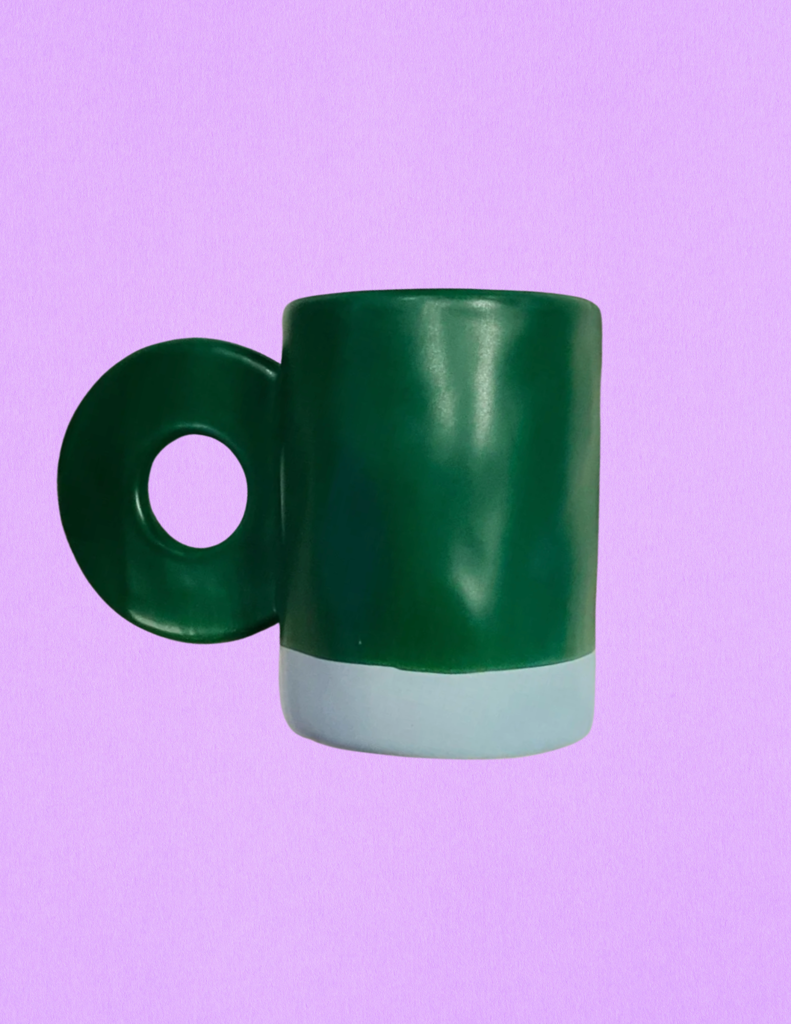 Green Ceramic Mug