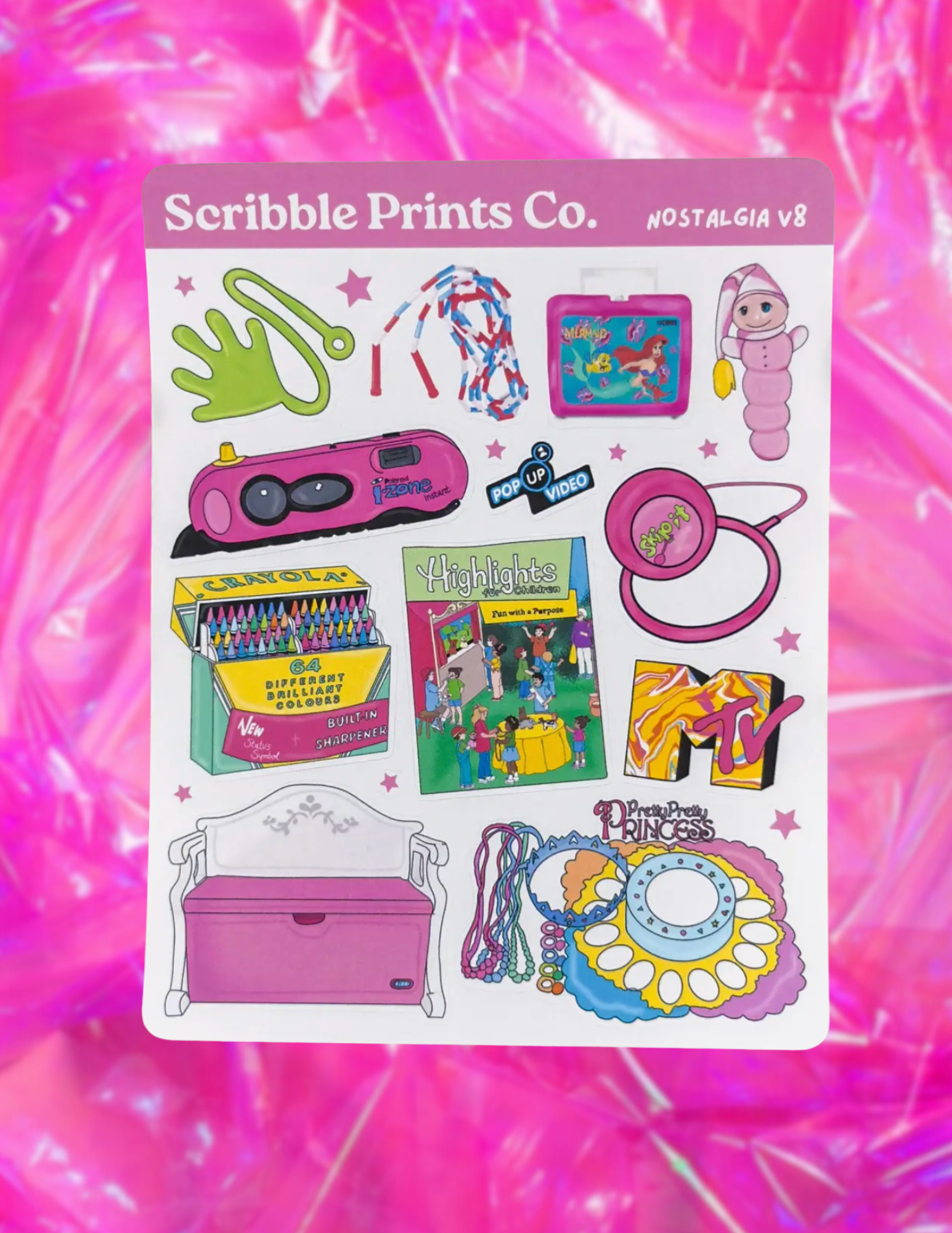 Nostalgia V.8 Matte Journal Stickers