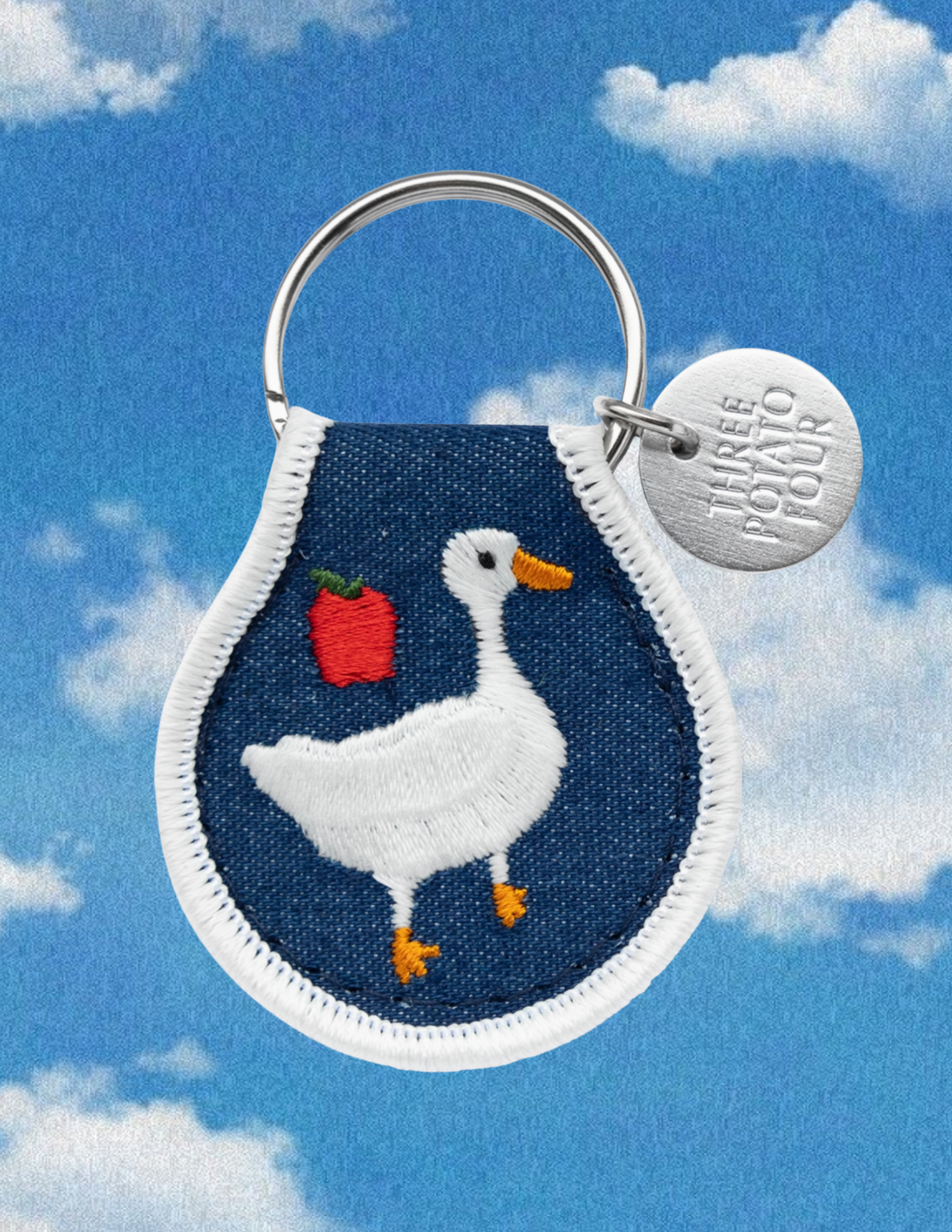 Goose Patch Keychain