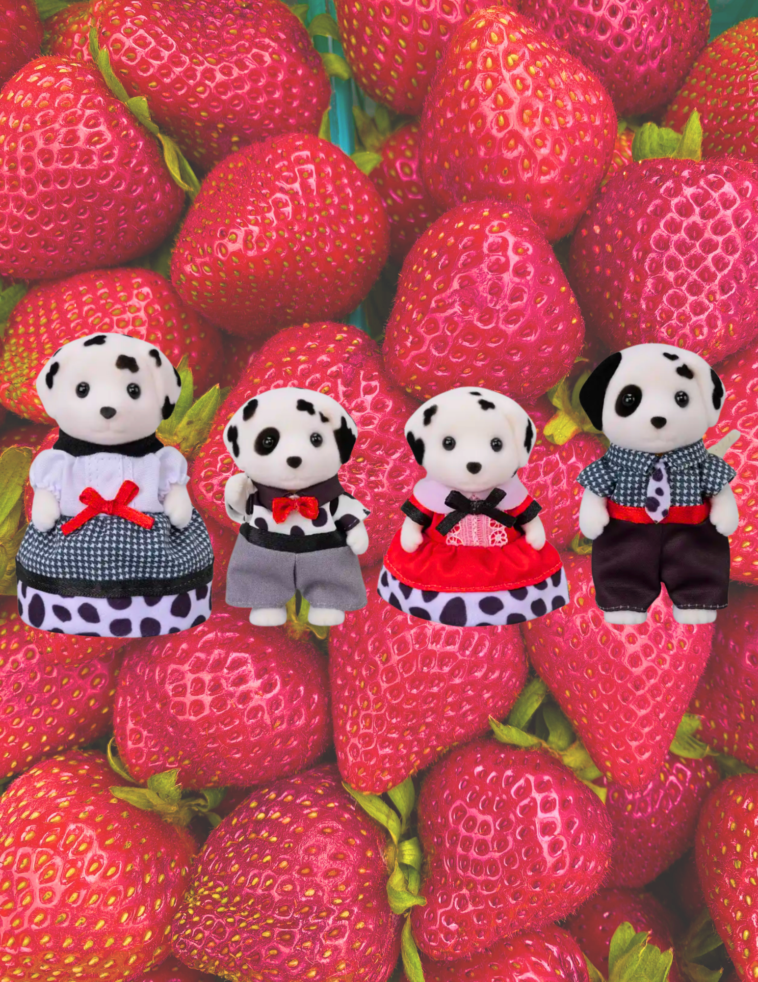 Calico Critters Dalmatian Family
