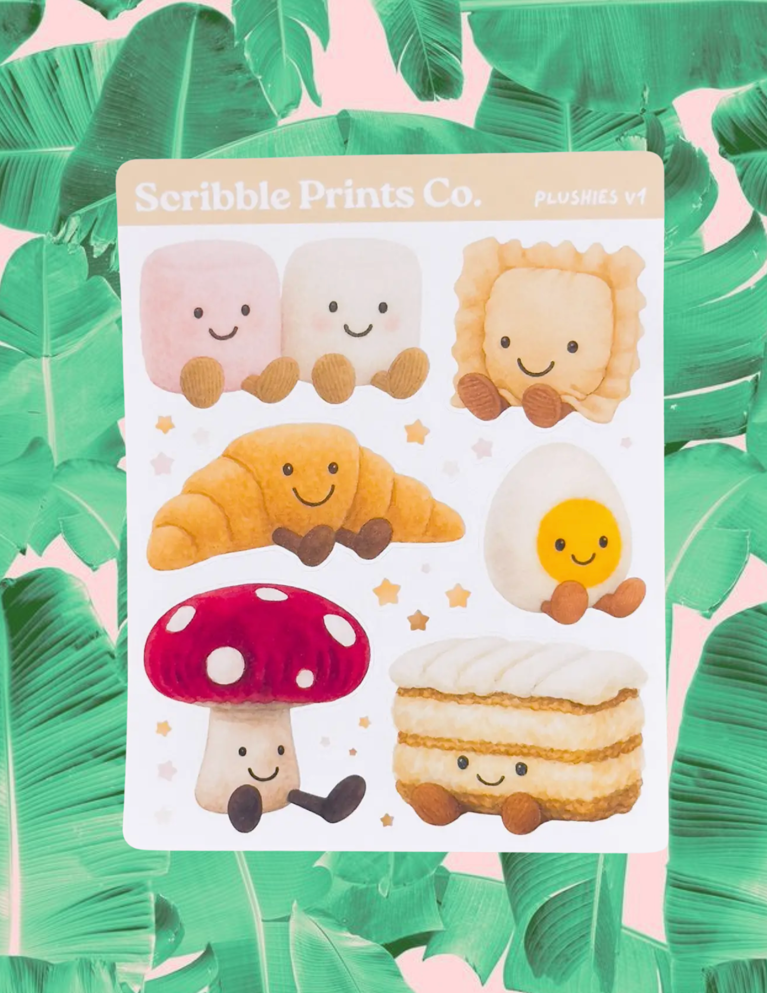 Plushies V1 Matte Journal Stickers