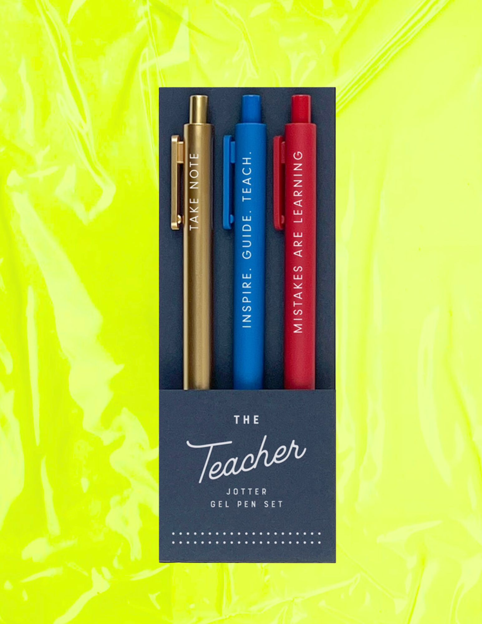 The Teacher Jotter Pen Set