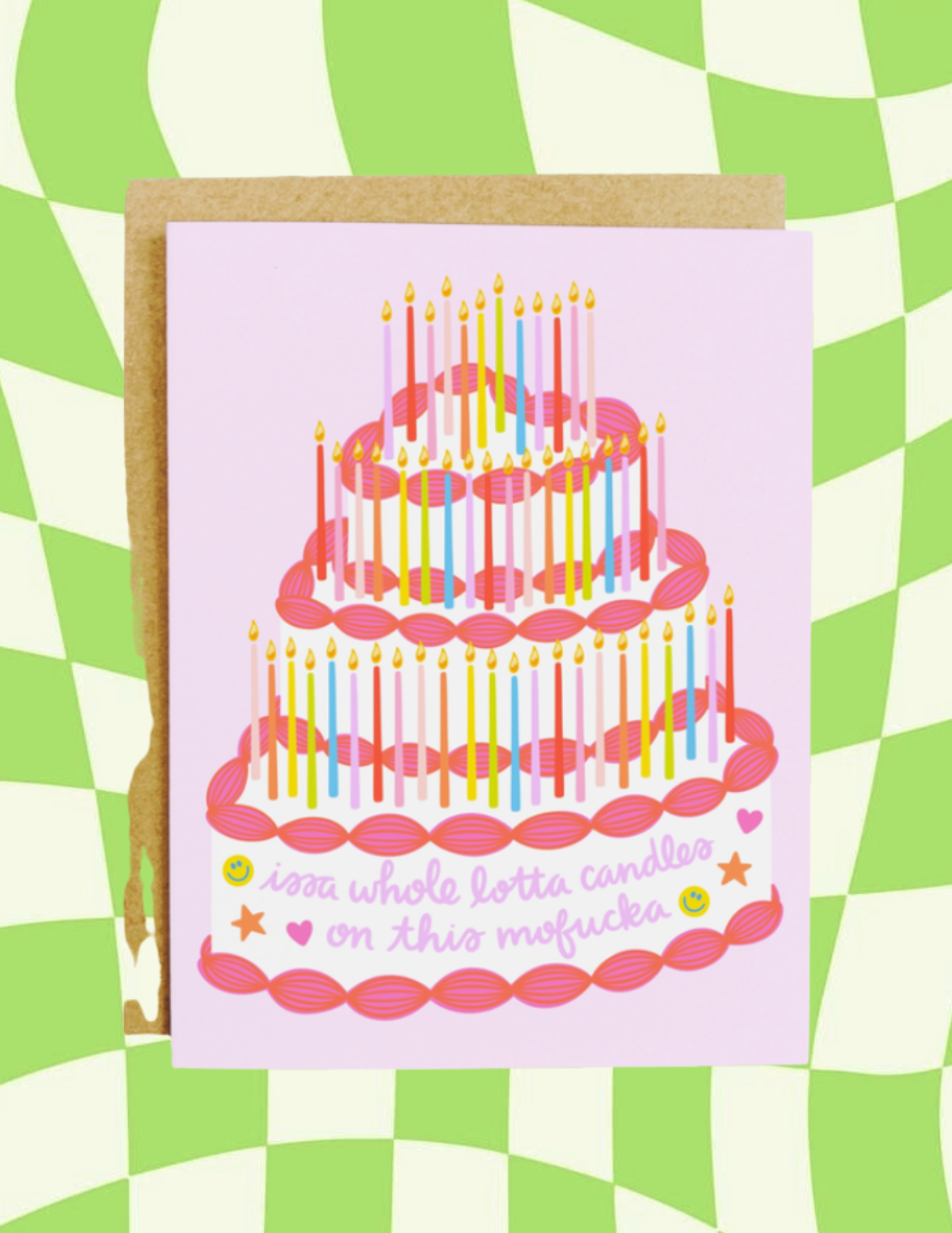 Whole Lotta Candles Birthday Card