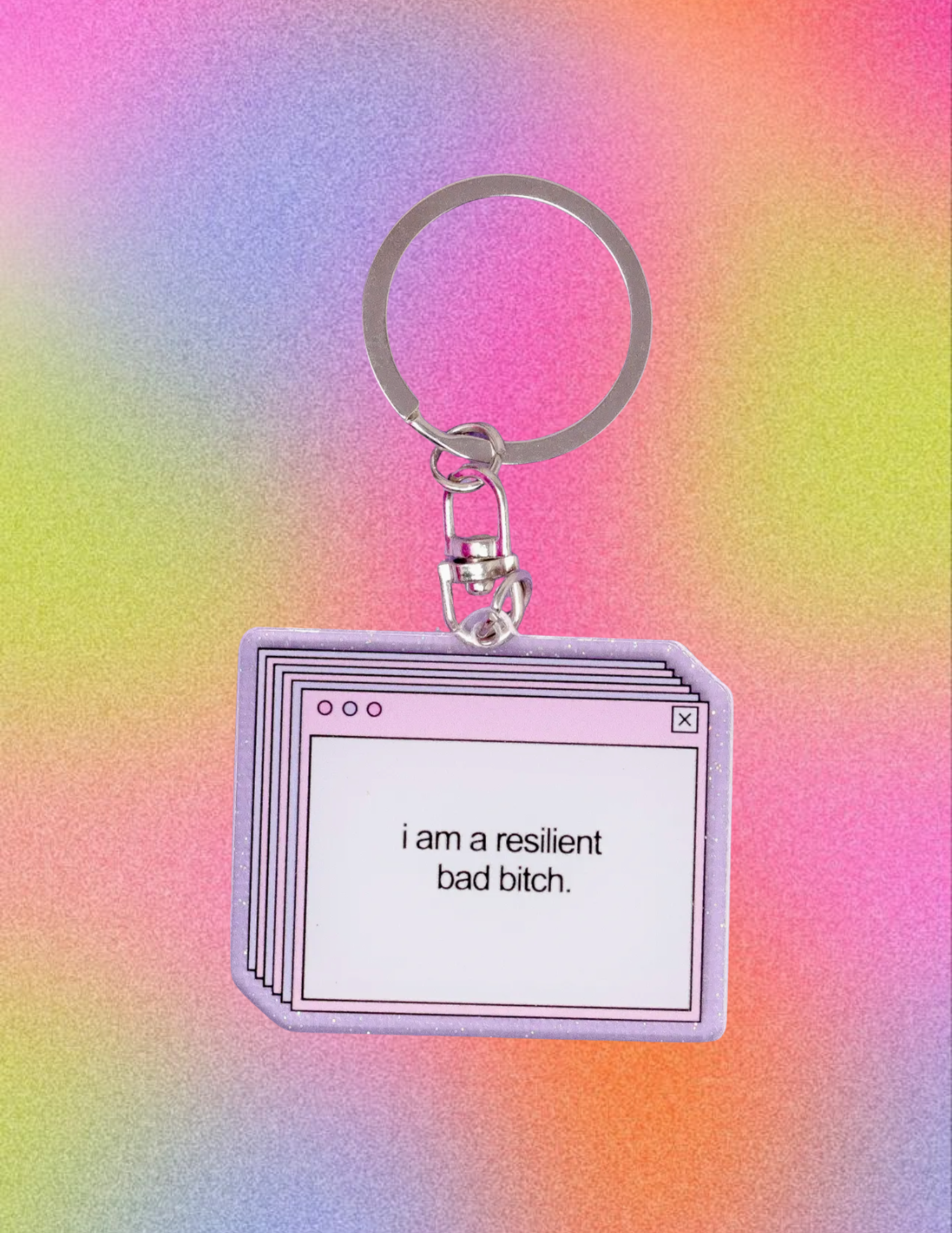 I'm A Resilient Bad B*tch Keychain