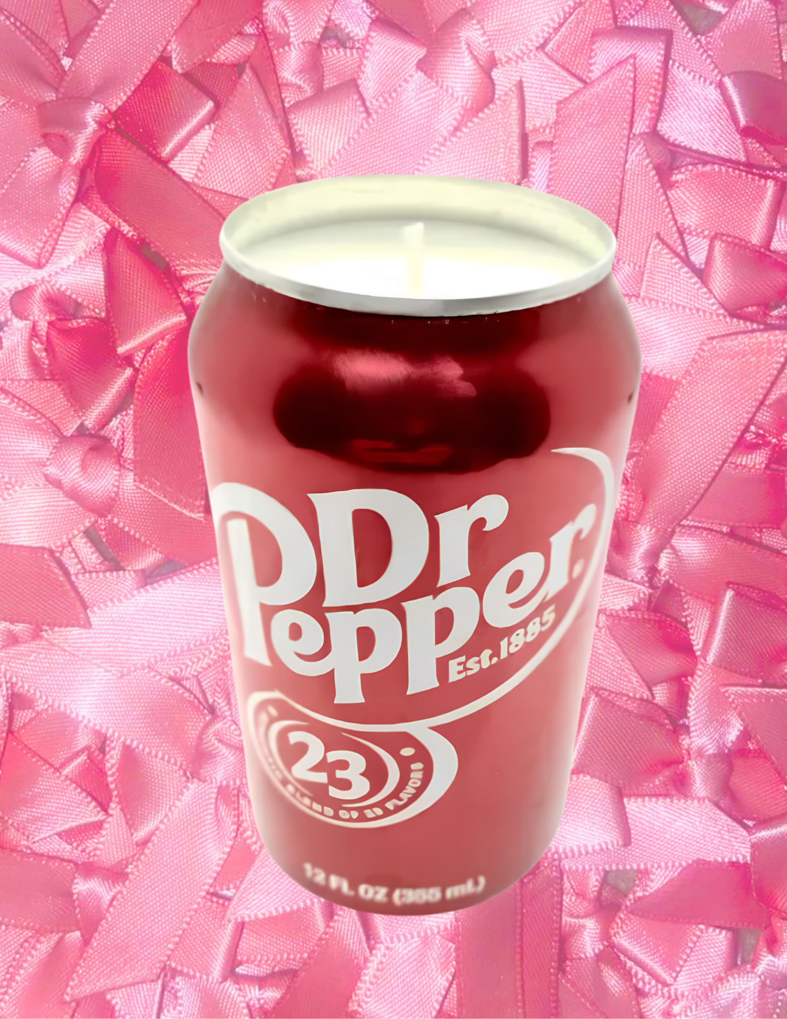 Dr. Pepper Upcycled Candle