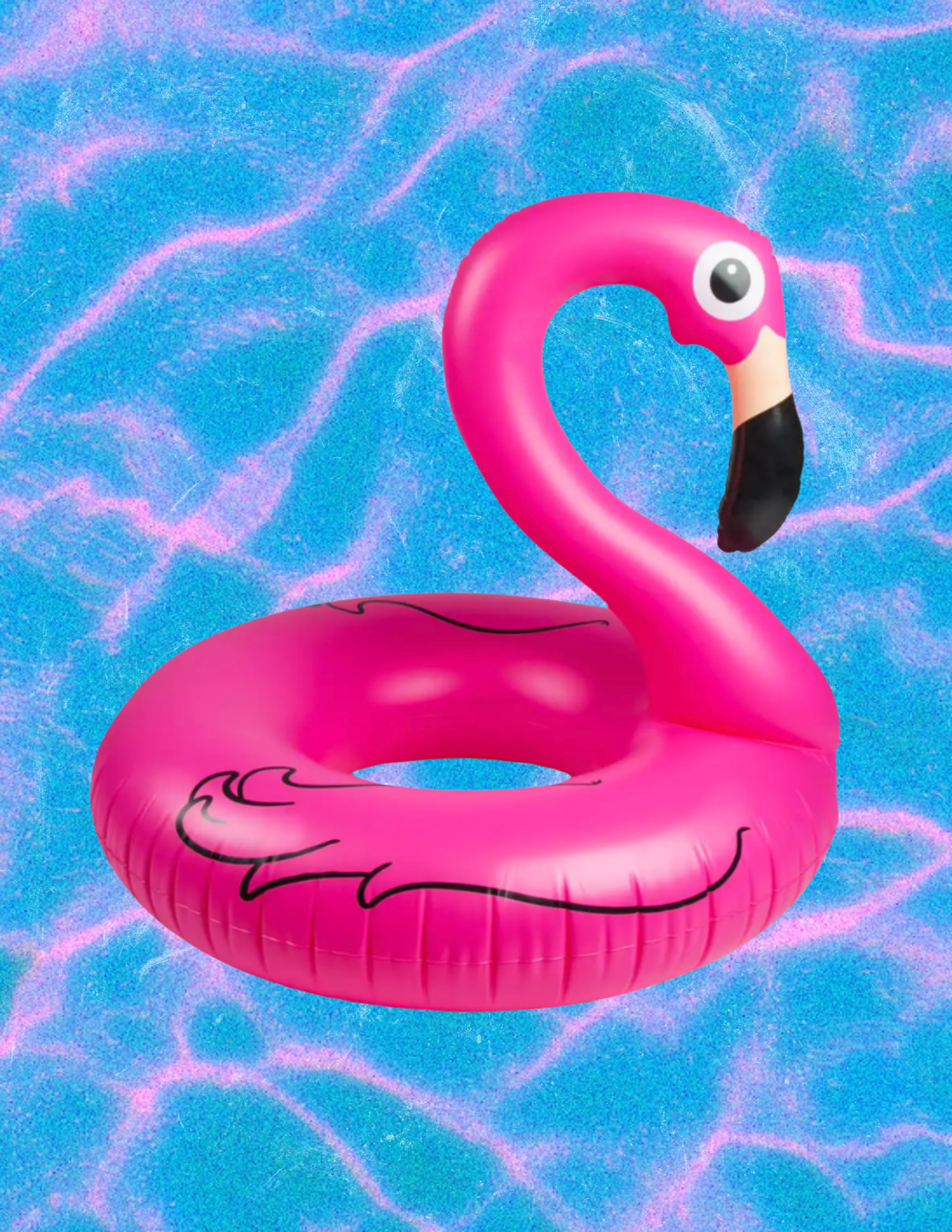 Giant Pink Flamingo Pool Float