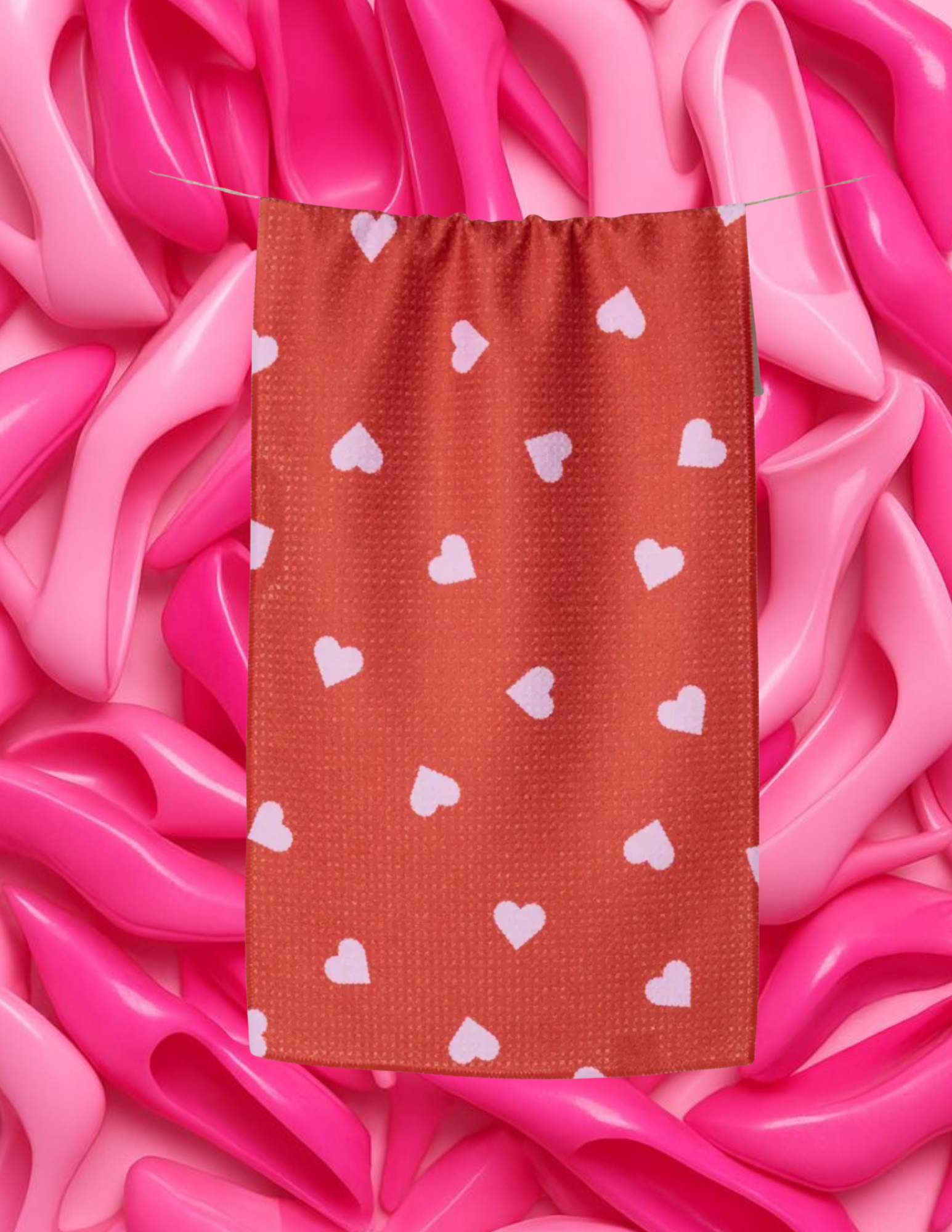 Love Toss Geometry Bar Towel