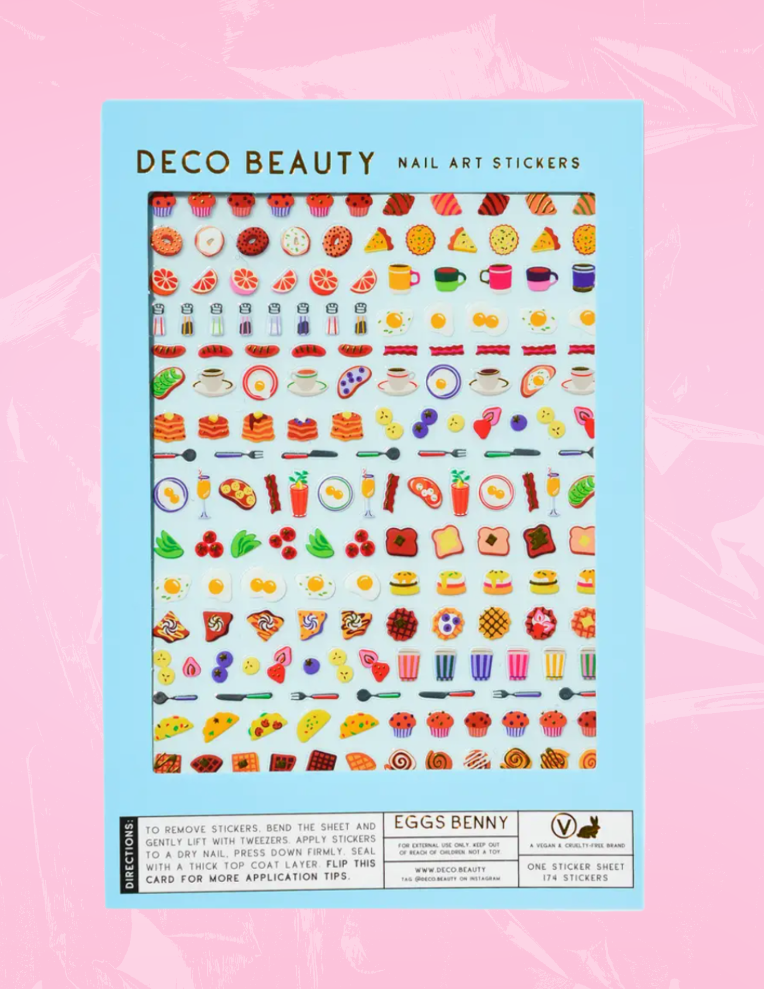 Deco Beauty Nail Art Stickers - Eggs Benny