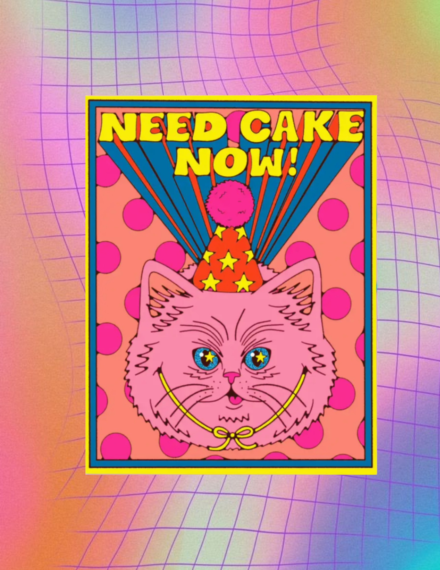Need Cake Now Birthday Card