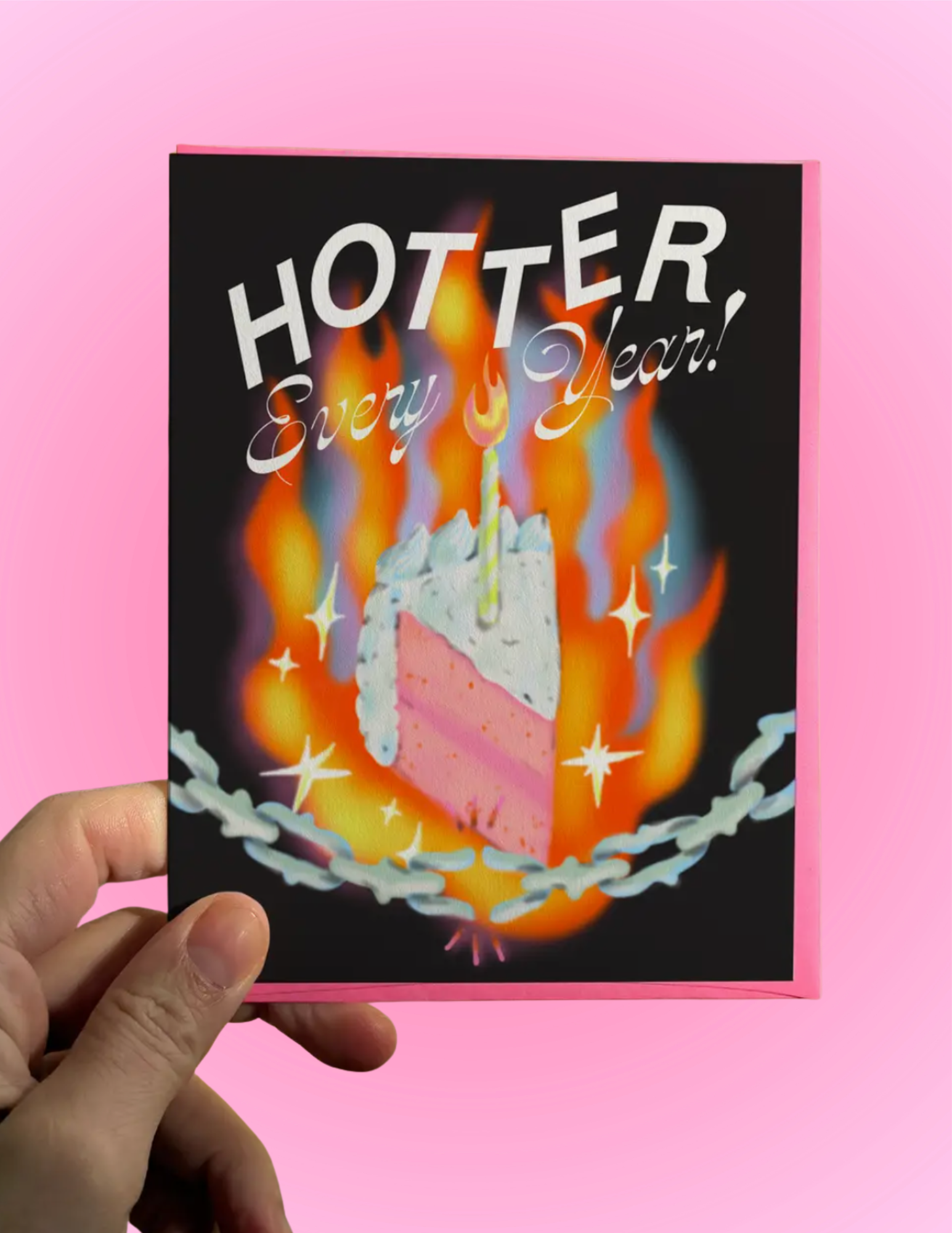 Hotter Every Year Birthday Card