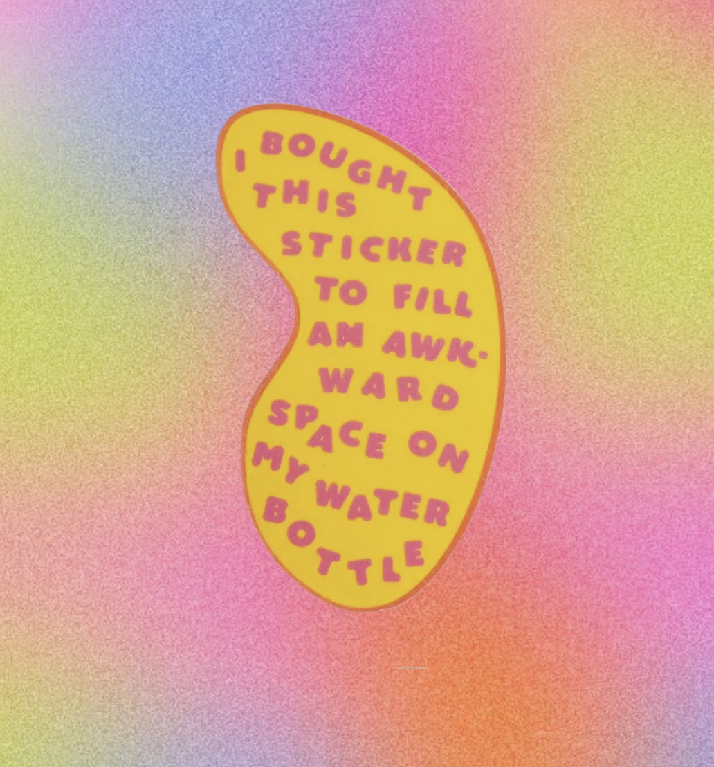 Awkward Space Sticker