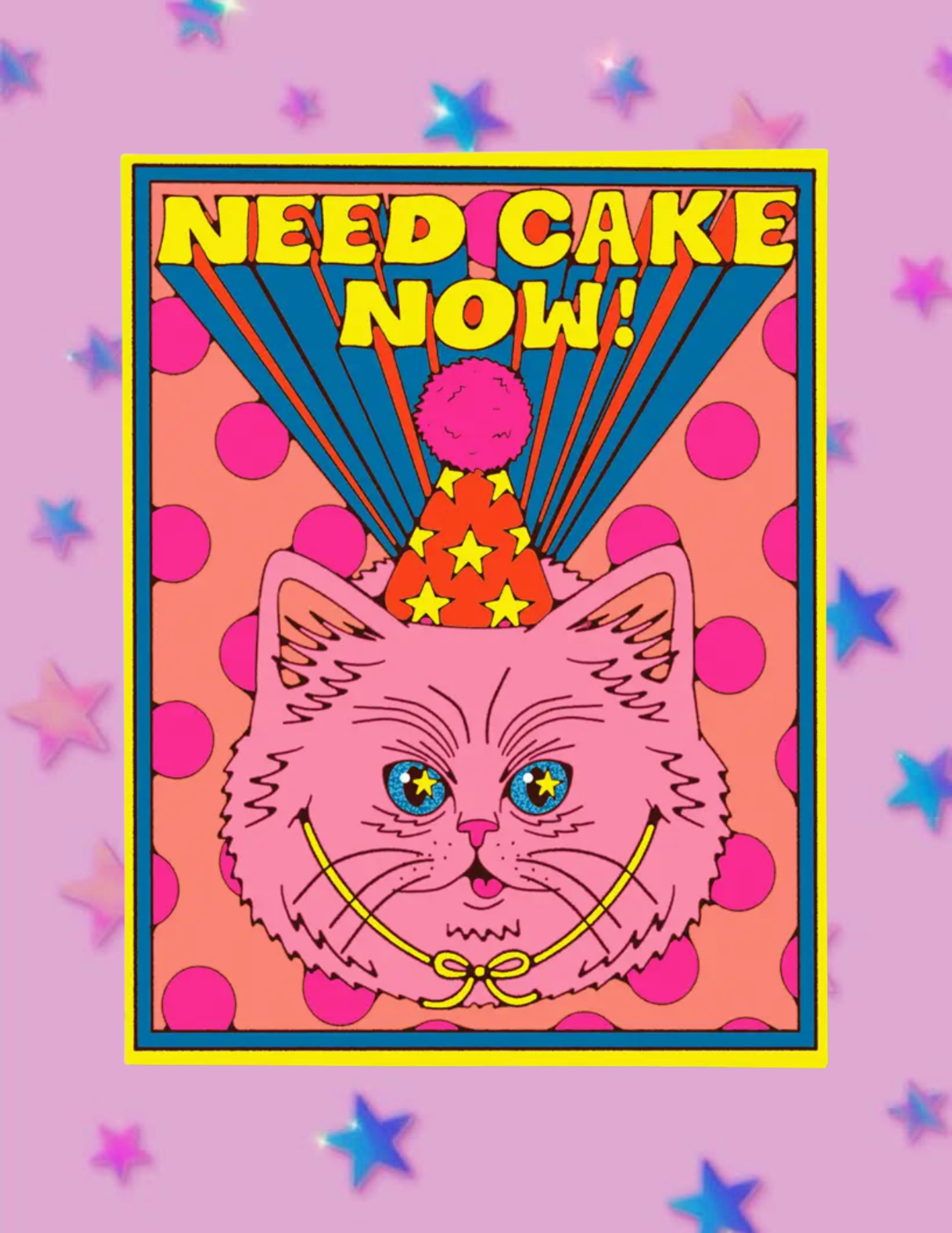 Need Cake Now Birthday Card
