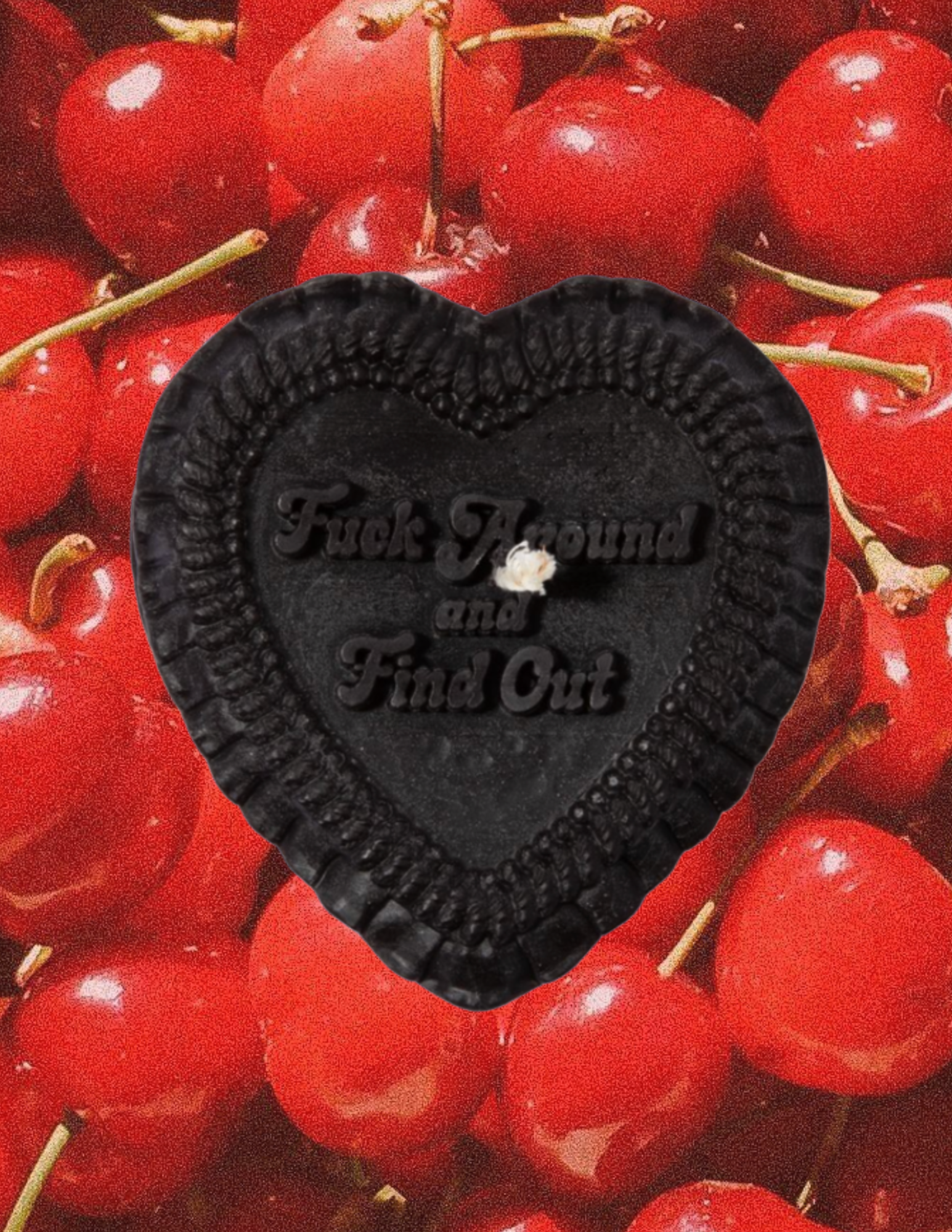 F*ck Around & Find Out Heart Shape Candle