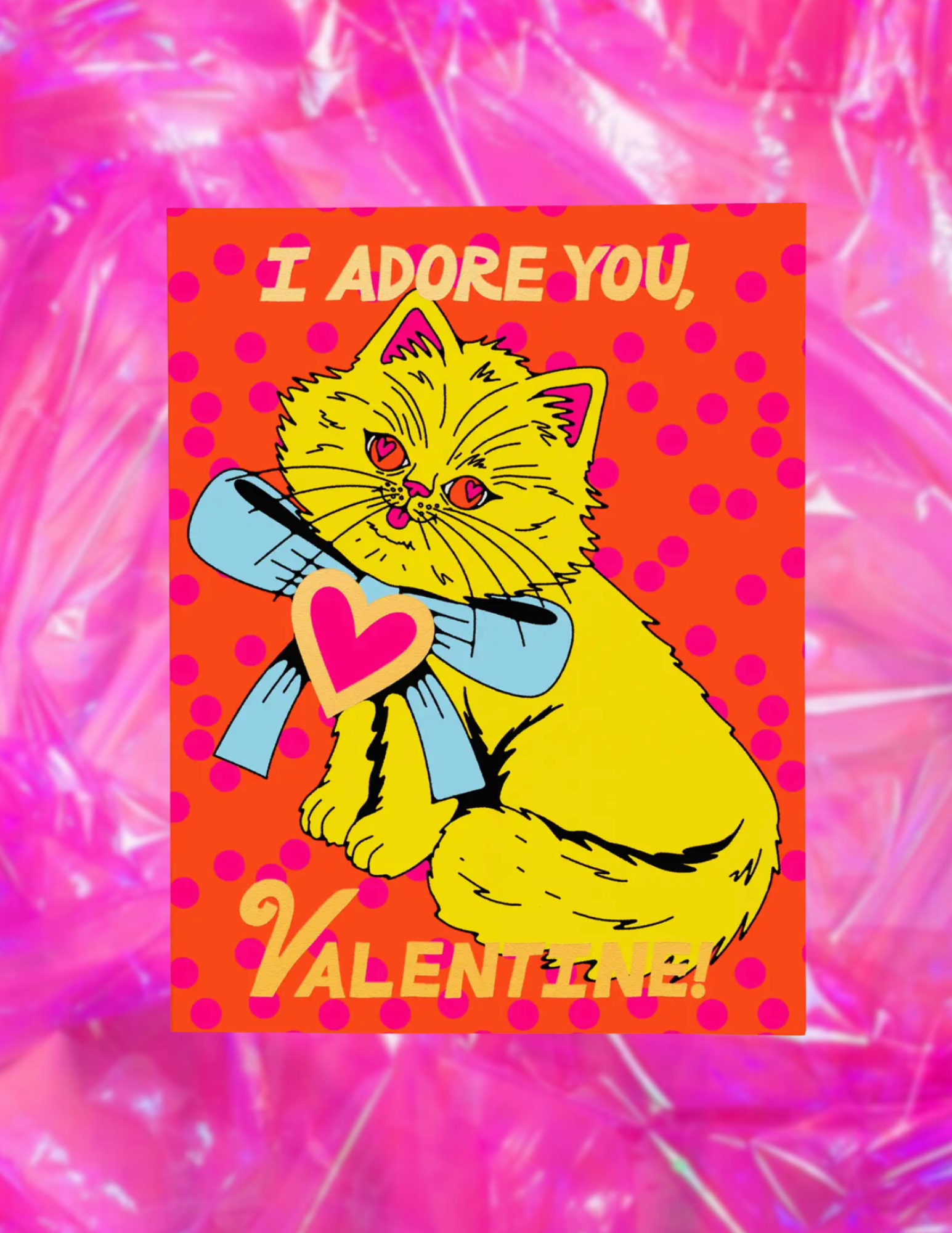 I Adore You, Valentine Valentines Card