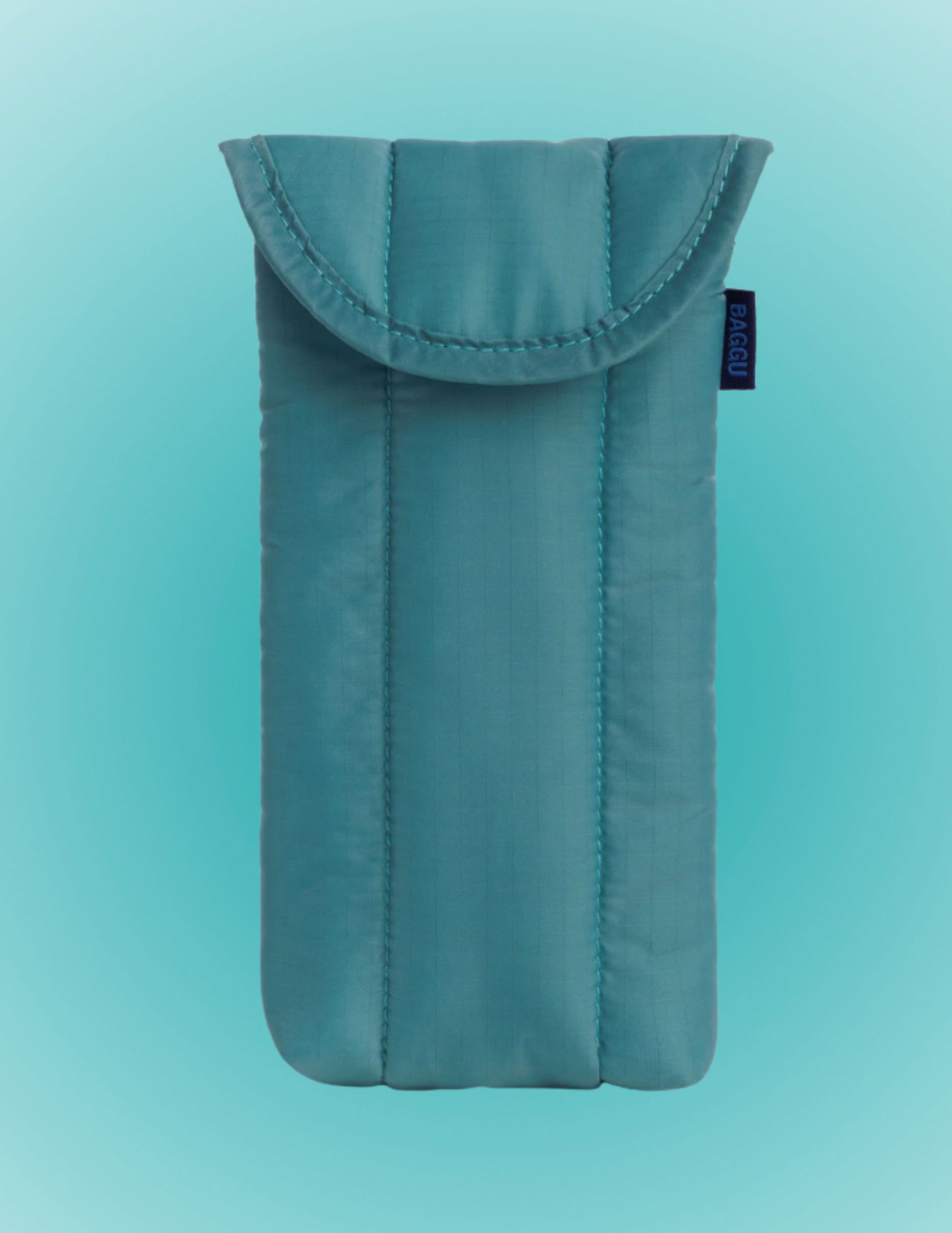 BAGGU Peacock Puffy Glasses Sleeve