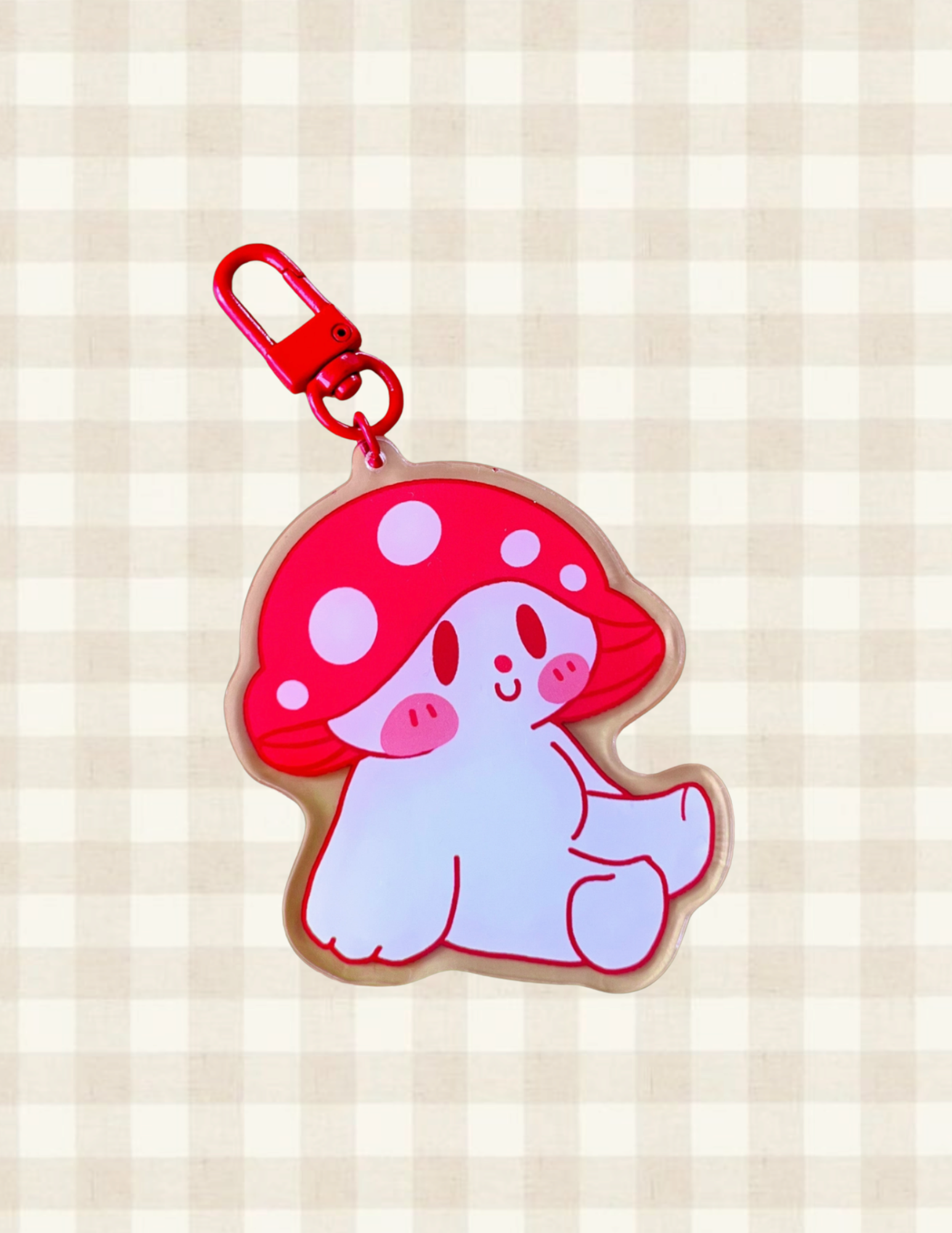 Sitting Marshall Keychain