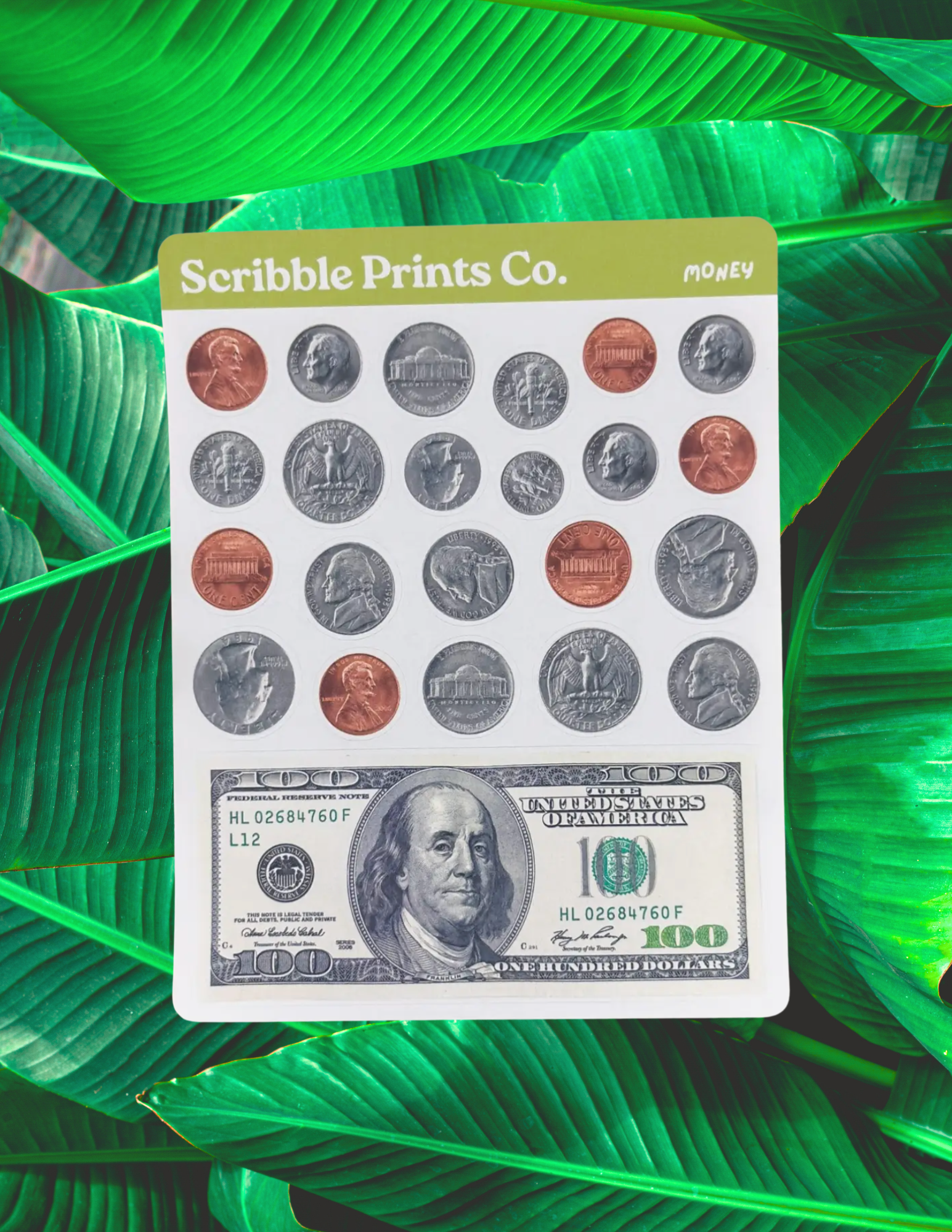 Money Matte Journal Stickers