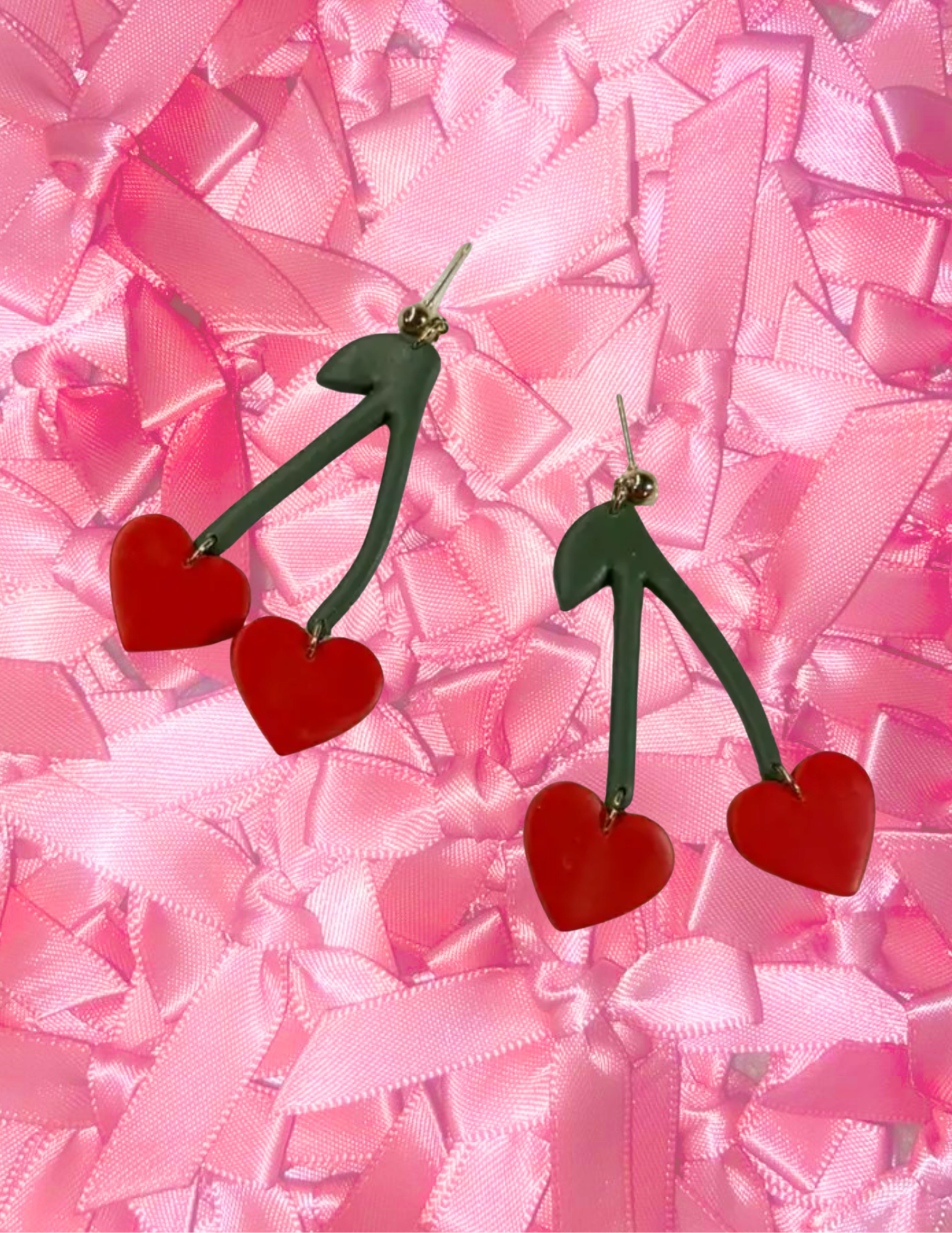 Heart Cherry Earrings