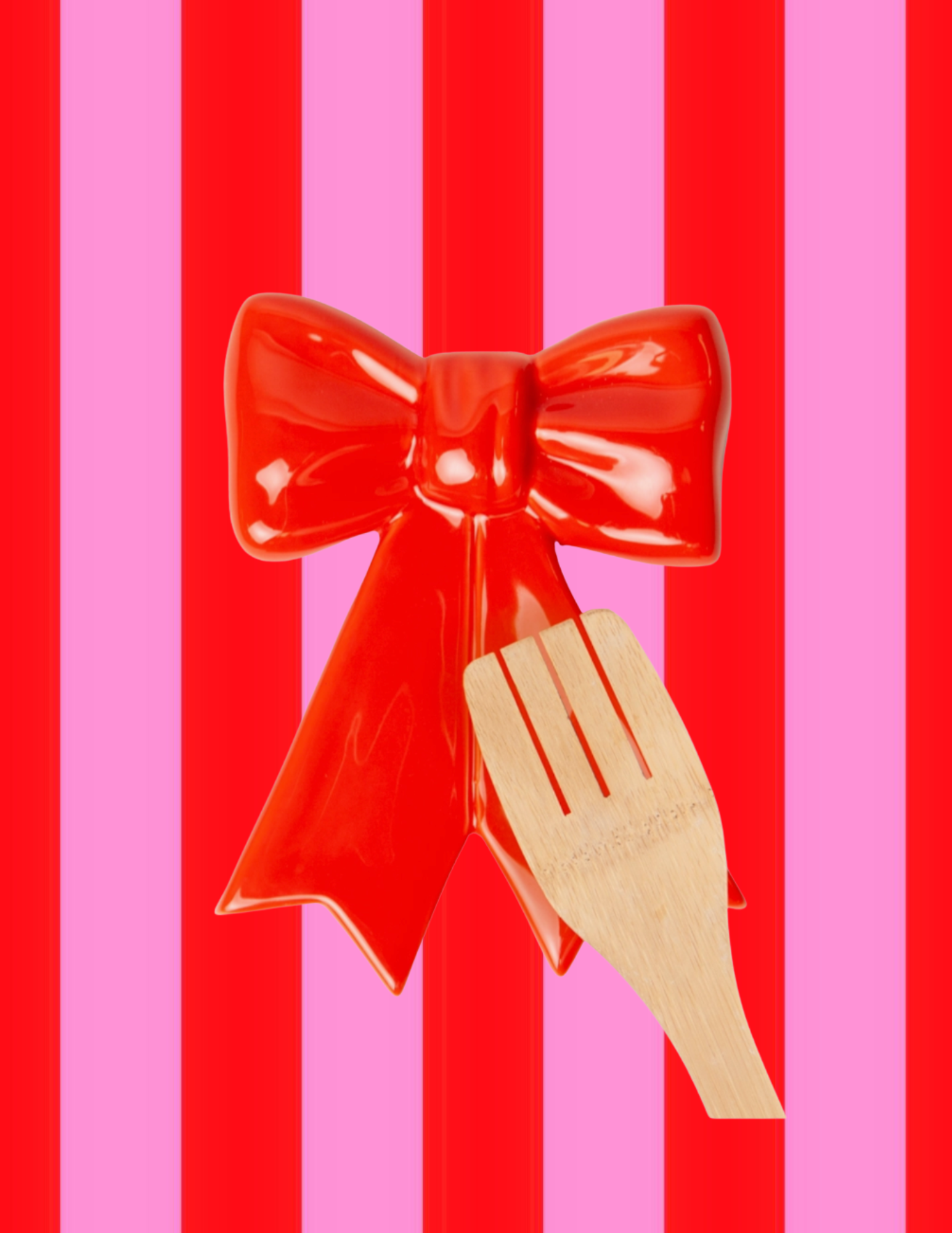 Red Bow Spoon Rest