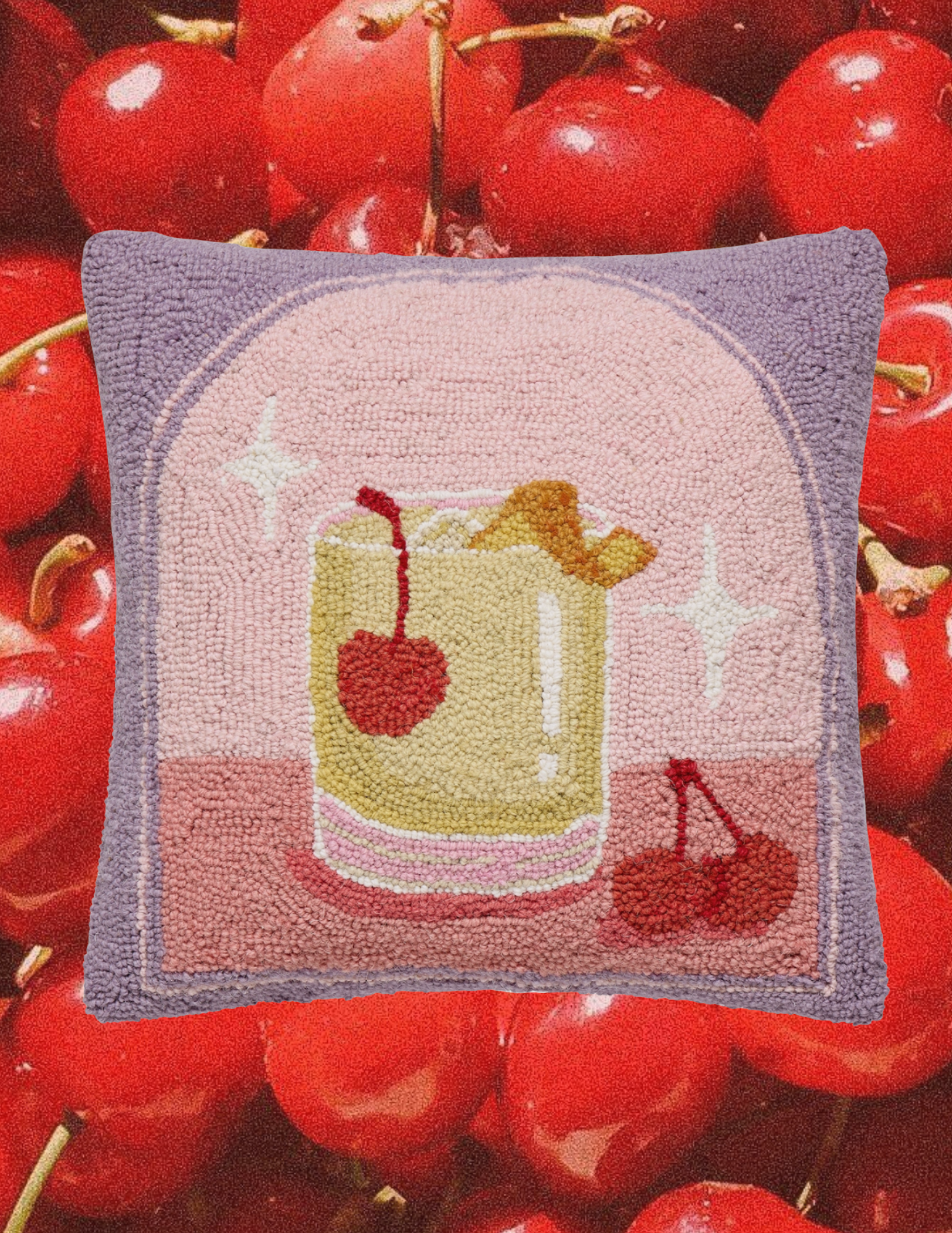 Whiskey Sour Hook Pillow