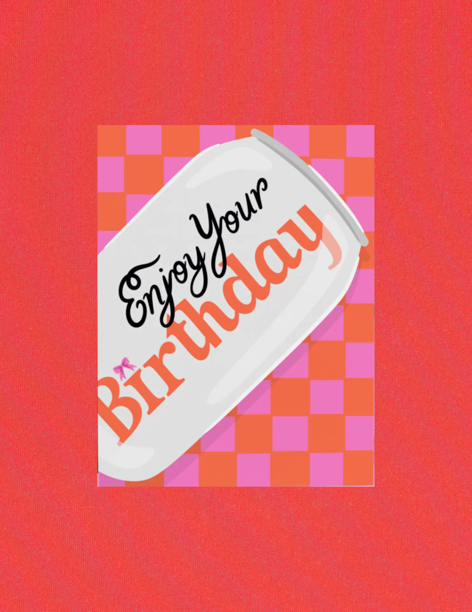 Diet Coke Inspired Birthday Card