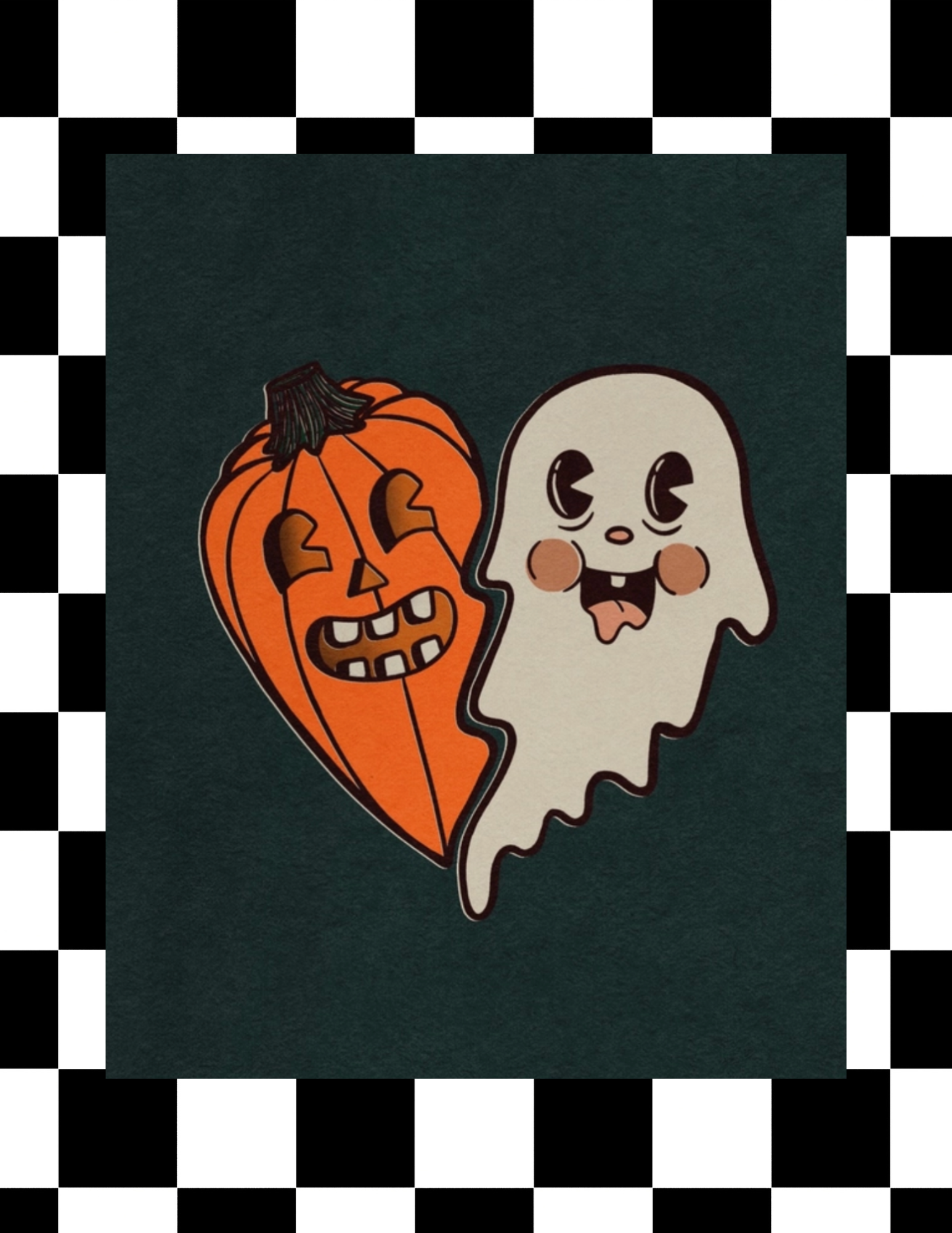 Spooky Pals Art Print