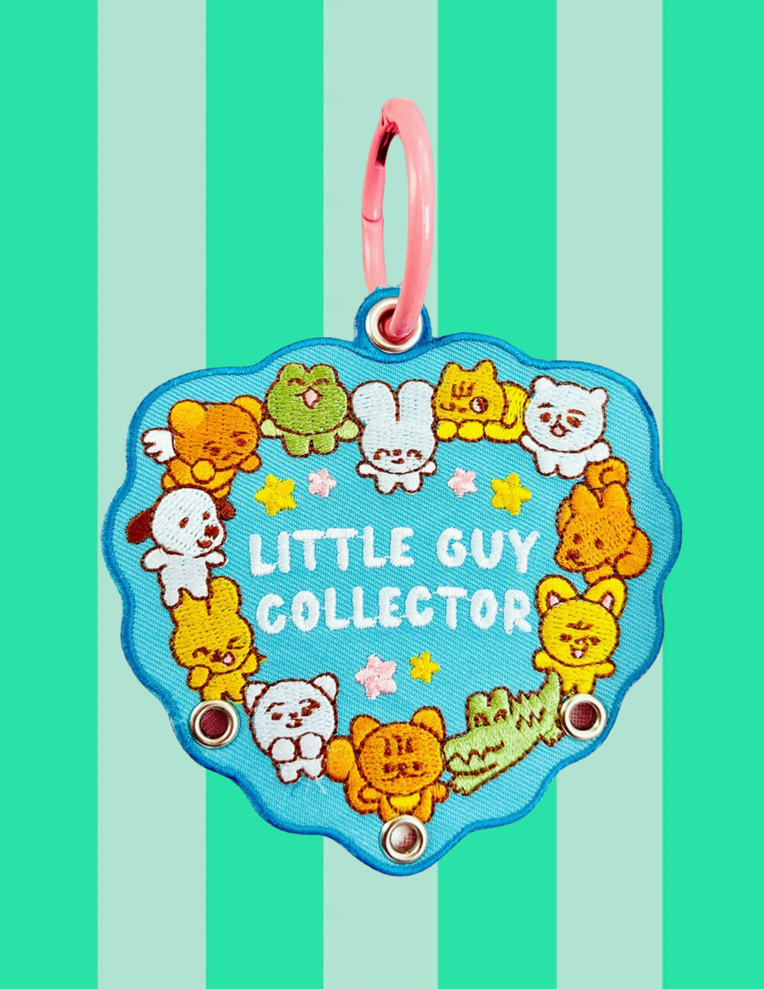 Little Guy Collector Embroidered Keychain