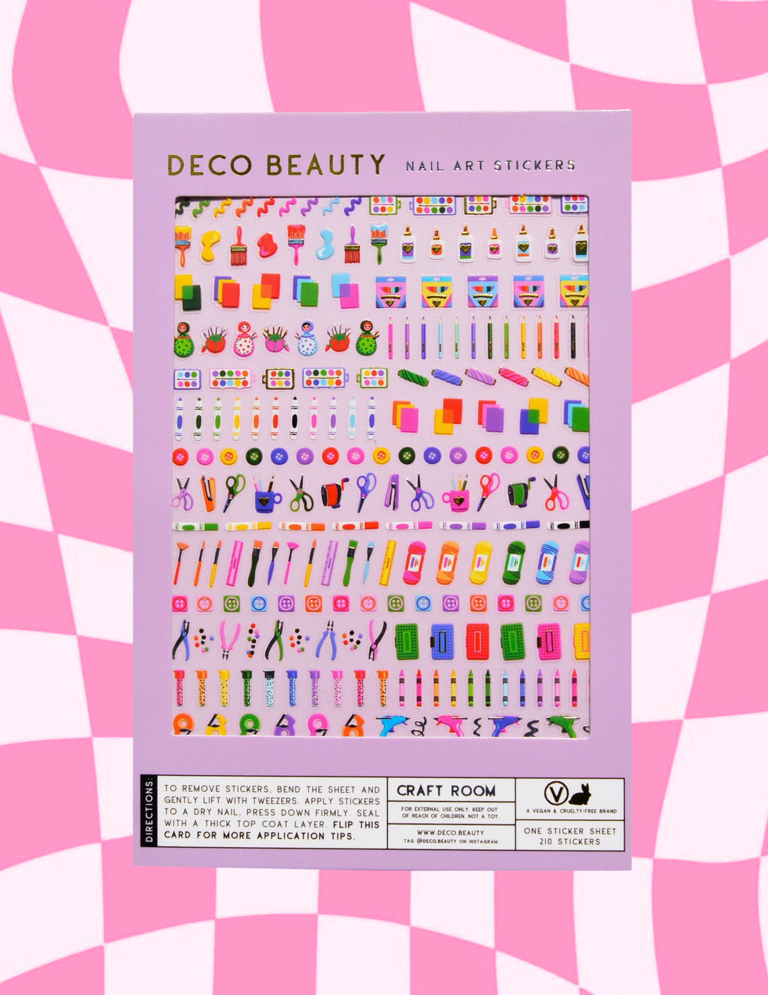 Deco Beauty Nail Art Stickers - Craft Room