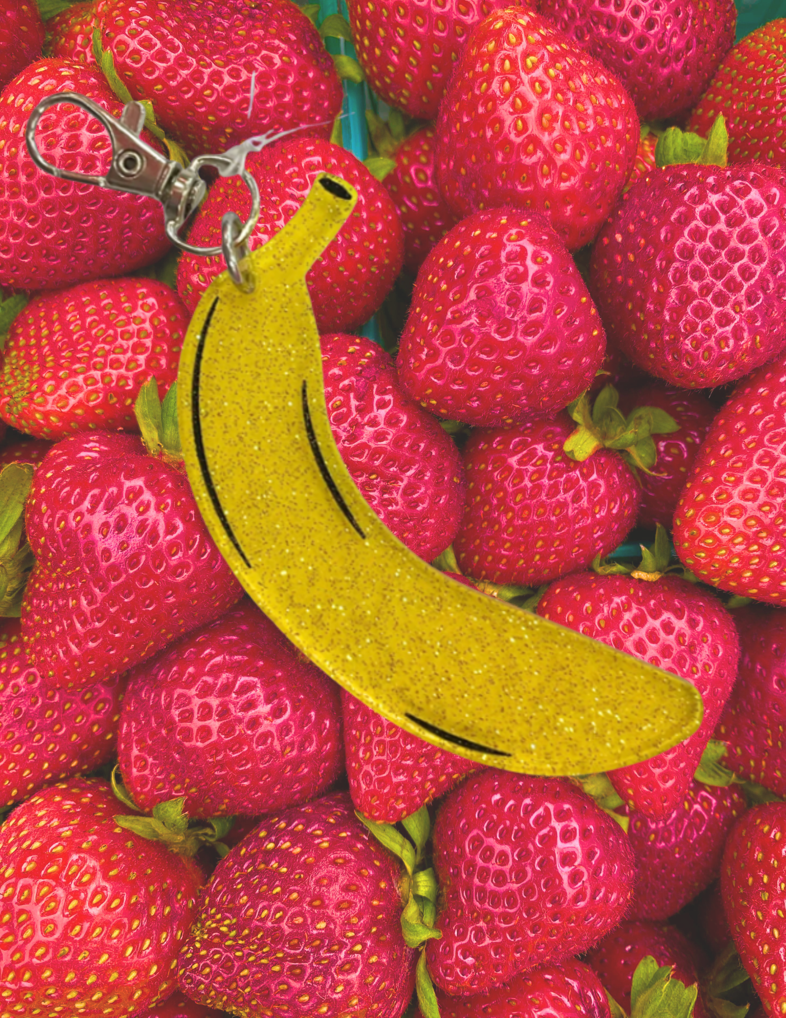 Jelly Banana Bag Charm