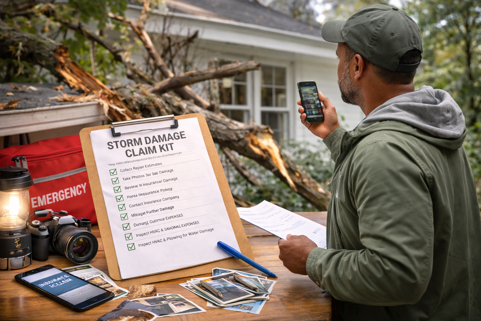 STORM DAMAGE CLAIM KIT