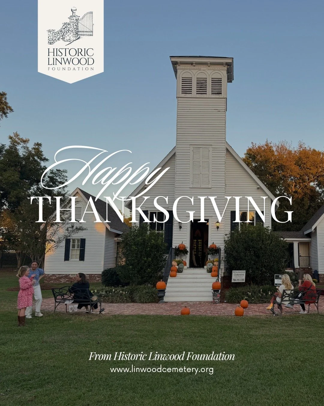 Happy Thanksgiving from Historic Linwood Foundation! We&rsquo;re grateful for our community and for everyone who helps us honor and preserve Linwood&rsquo;s rich history. Wishing you a warm and peaceful holiday.