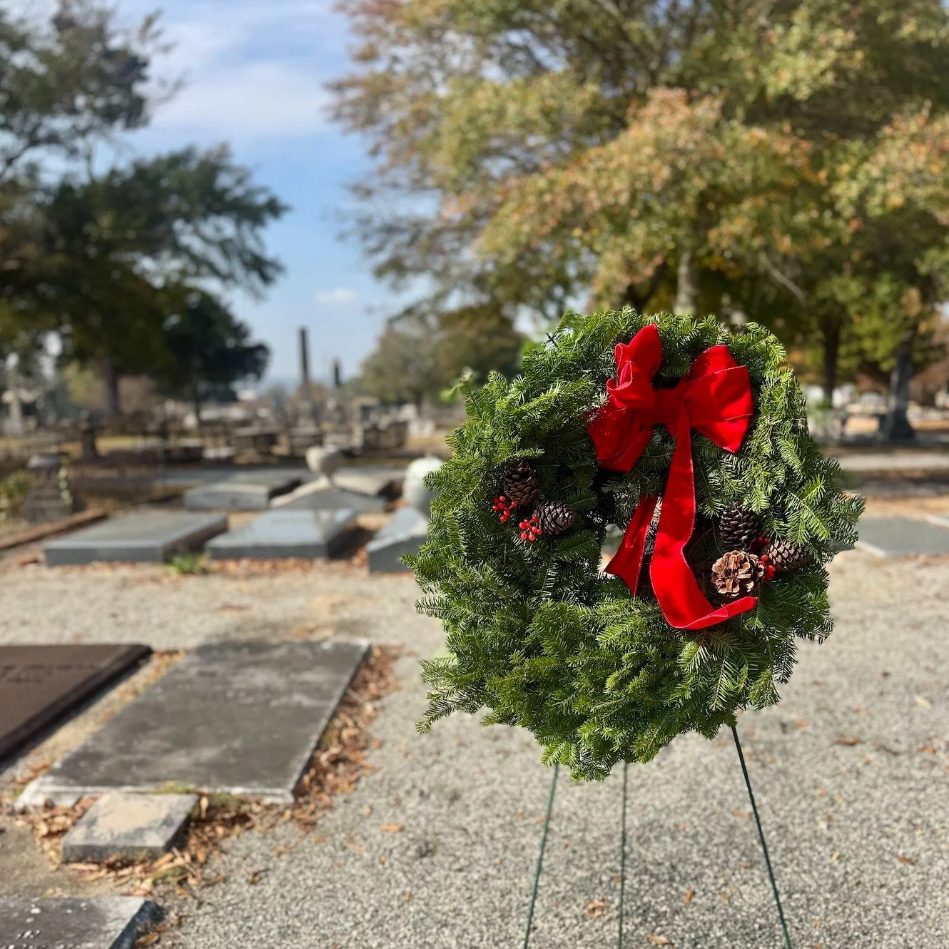 Tis the season at Linwood! 🎄 Our annual balsam fir wreaths have arrived, and the cemetery is beginning to transform for the holidays. Each year, families decorate their loved ones&rsquo; lots&mdash;or adopt a lot&mdash;and the result is a beautiful 