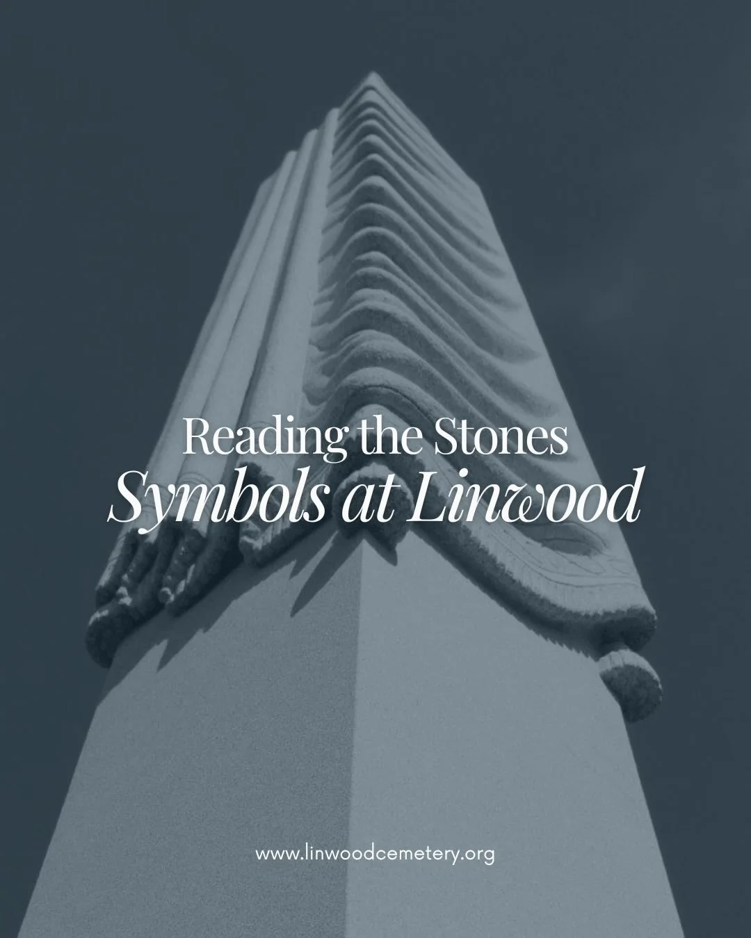 Linwood&rsquo;s architecture is more than just beauty, each carving and detail has meaning. Many gravestone designs became popular during the Victorian era, when families chose symbols to reflect a loved one&rsquo;s life and legacy. Today, these deta