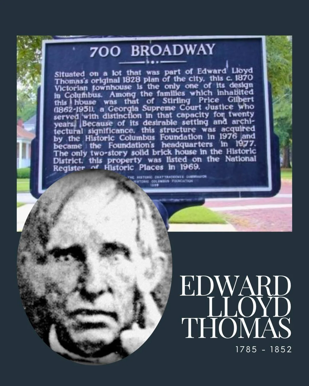 Resident Spotlight: Edward Lloyd Thomas (1785-1852)

Before Columbus was a city, Edward Lloyd Thomas was helping draw its future.

In 1827, Thomas was selected to survey the 1,200-acre town site that would become Columbus, laying out the city's origi