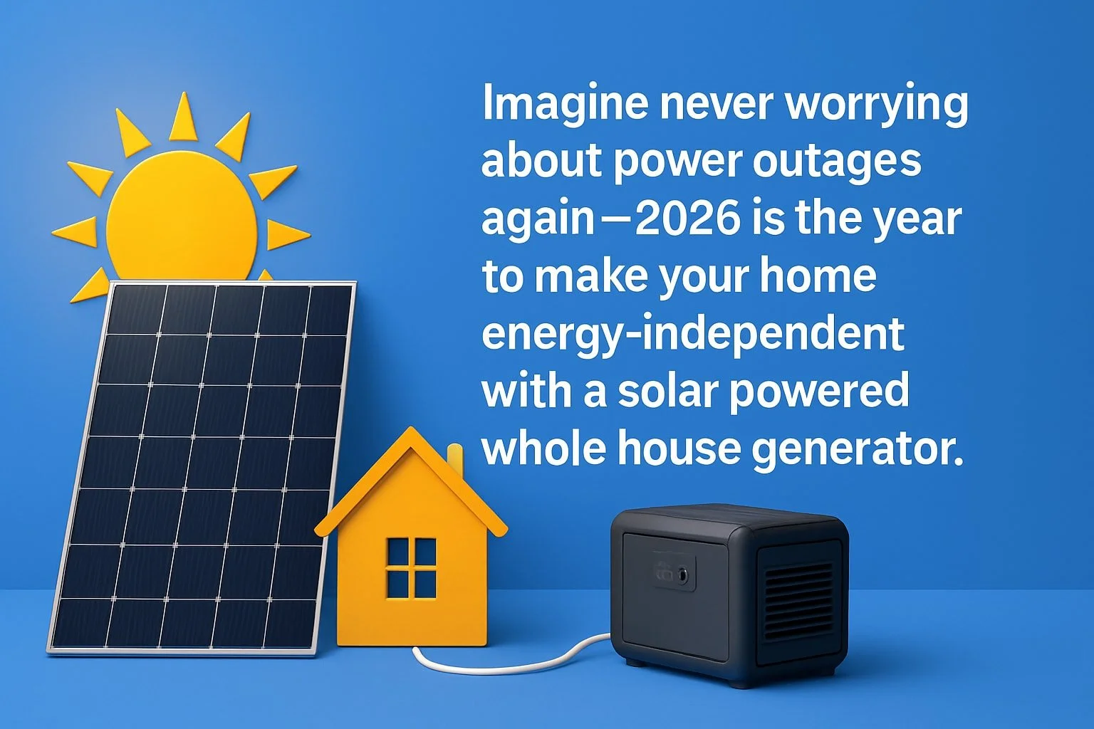 Solar Powered Whole House Generator Guide for 2026 Homeowners