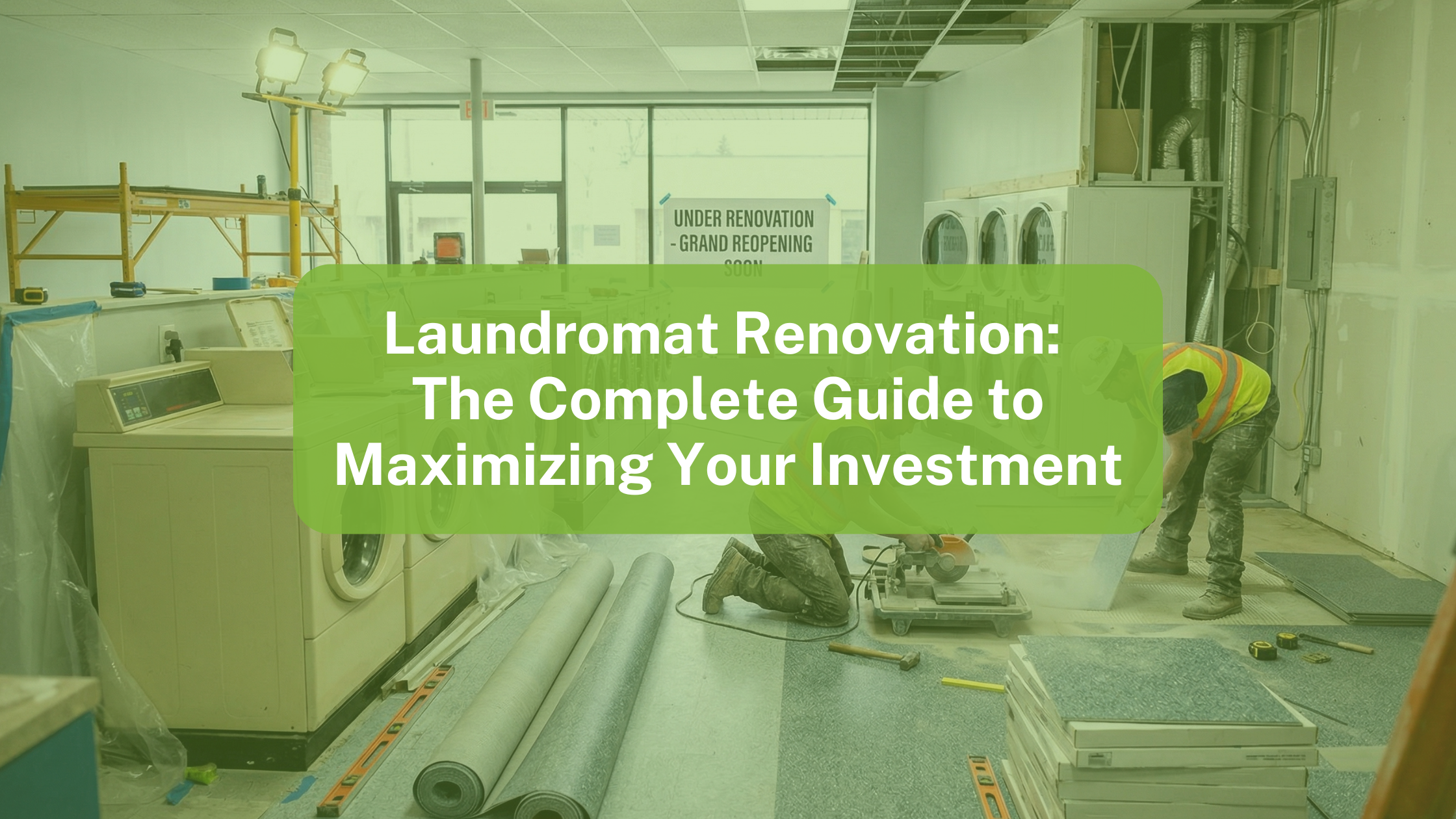 Laundromat Renovation: The Complete Guide to Maximizing Your Investment