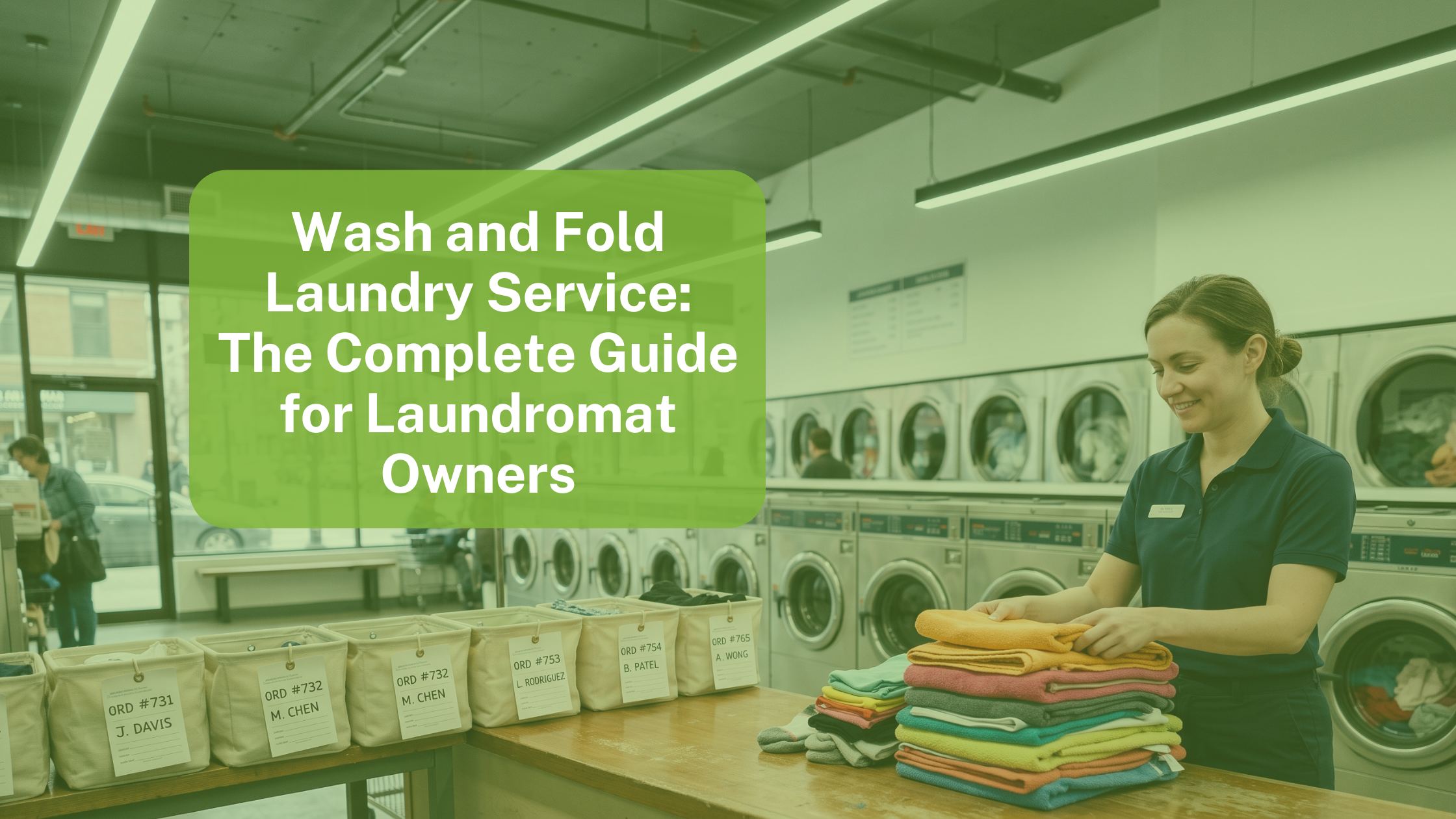 Wash and Fold Laundry Service: The Complete Guide for Laundromat Owners