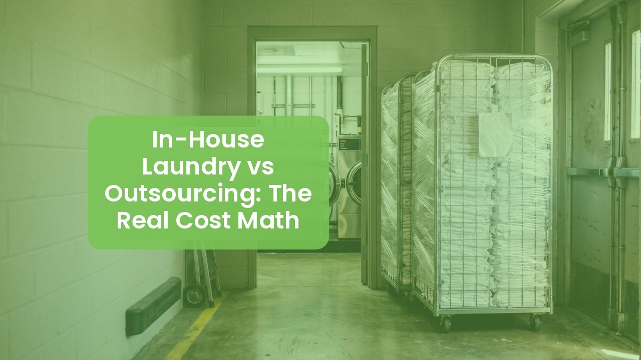 In-House Laundry vs Outsourcing: The Real Cost Math 