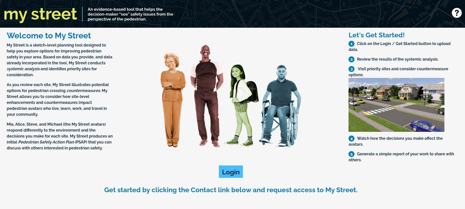 My Street Planning Tool from FHWA & VHB (2022)