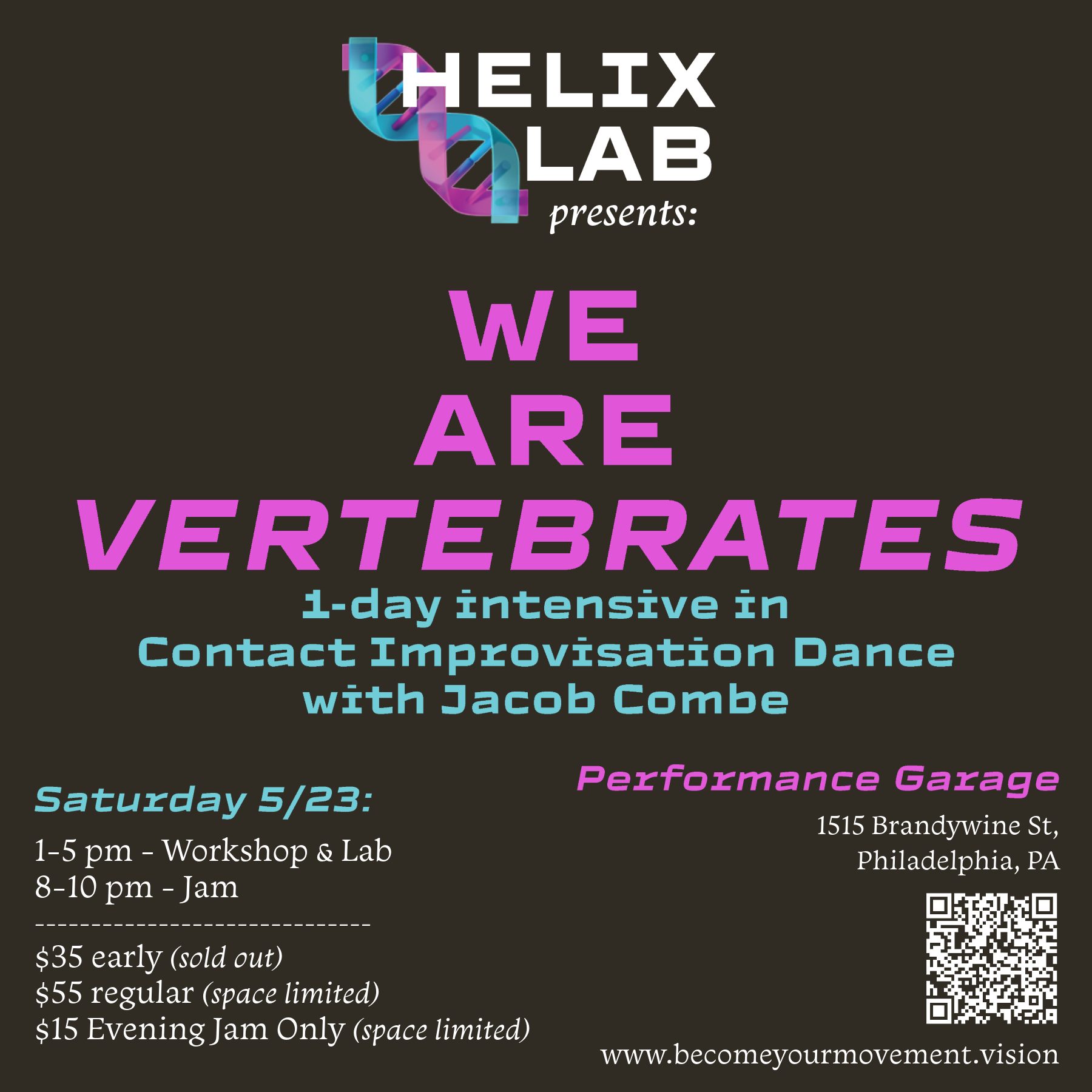 We Are Vertebrates - Philly 5/23