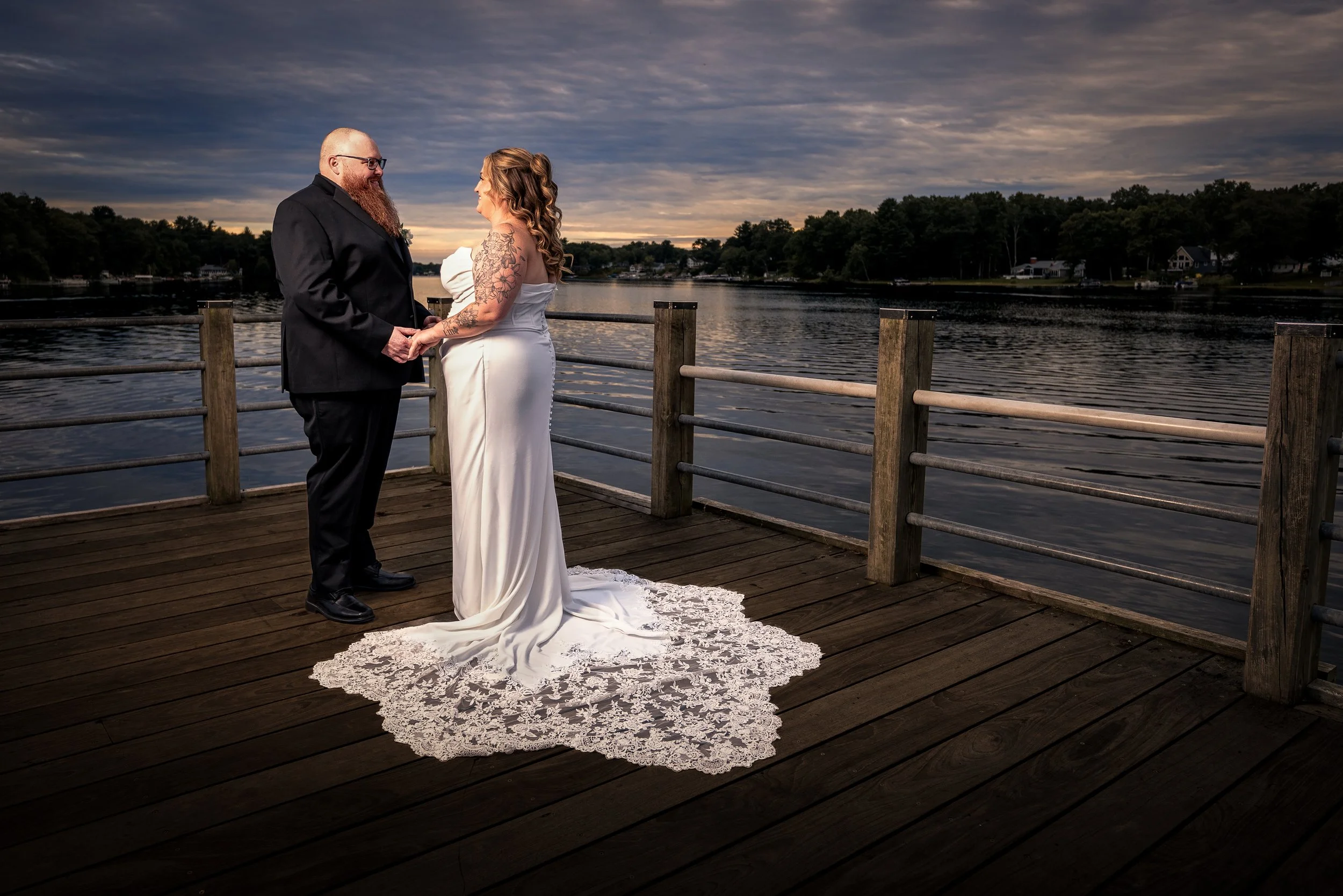A quiet waterfront moment with one of our Massachusetts couples, taking a breath together and soaking in the beauty of their wedding day. Coordinated by Small Town Moments. 

Photo by William Russell Photography
www.williamrussellphotography.com