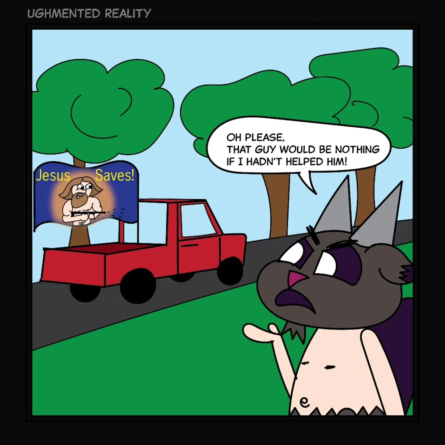 That feeling when, you shoulda left well enough alone 😮‍💨
I didn't know it was gonna be a rapture week when I created this comic...but unlike Jesus, I'm Back!! 🤣
And the comic book is done! There's just a few more finishing touches and it sh
