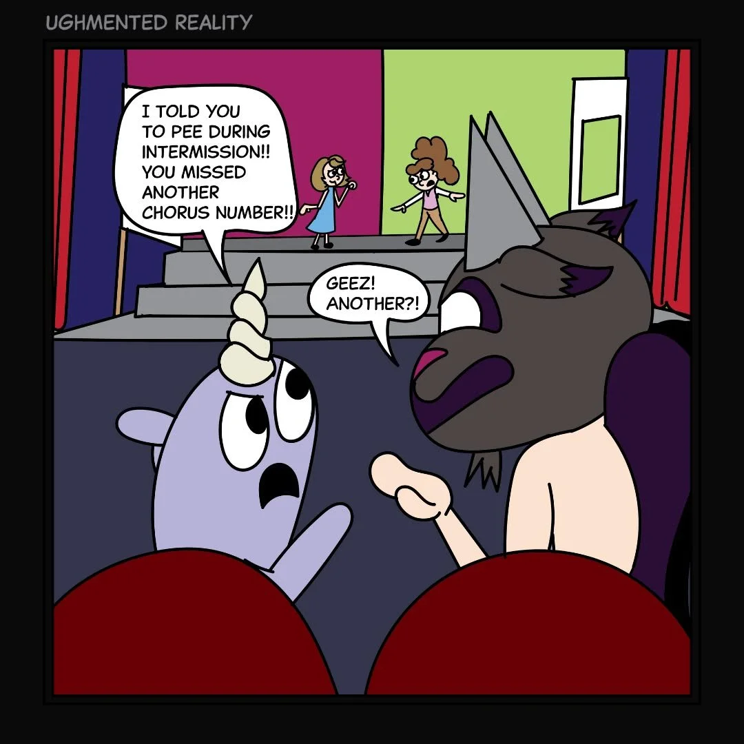 Nightmare on Elm Street The Musical - Part 3/3 🎃
What did you think of the show? 😆

Celebrate Halloween with The first Ughmented Reality comic book!!
Get your hands on a copy! 📖 It&rsquo;s available in paperback &amp; Kindle!

🎃 AND if you want t