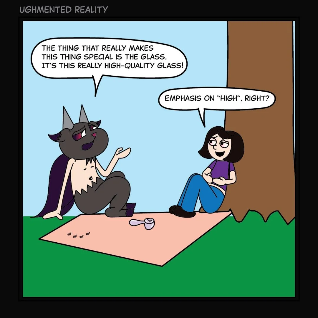 Oops... REALLY took the edge off there...😬

My second comic book is ALMOST DONE!! If you haven't checked it out yet, get your hands on a copy of my first comic book
💥 Ughmented Reality: The Splittening!

Available now on Amazon - Link in bio 🔗

#w