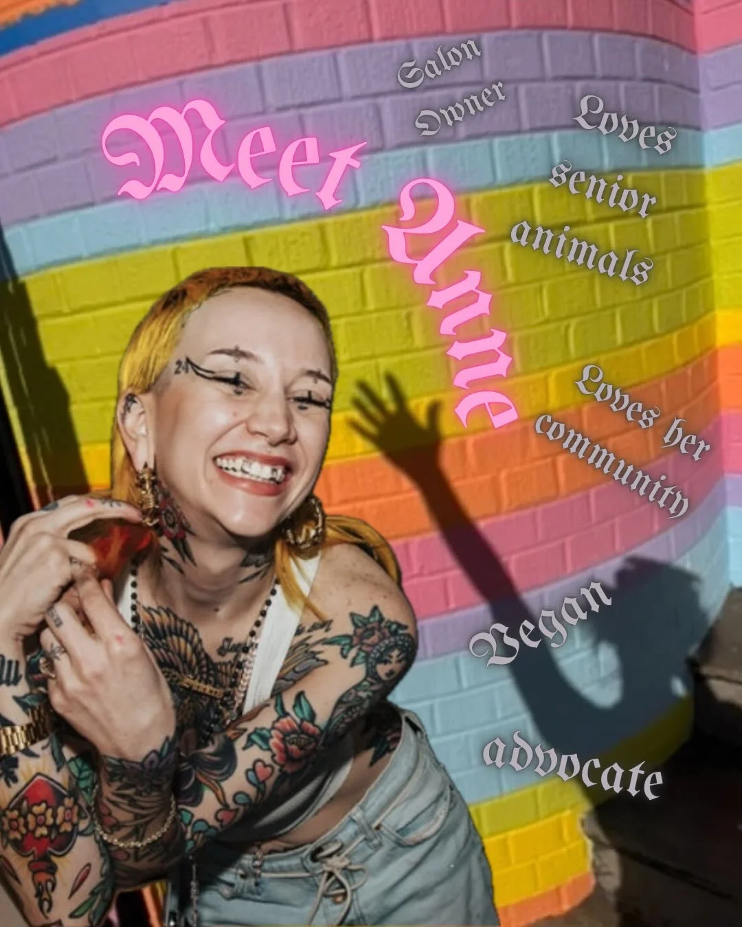 Meet Anne! ✨
Hairstylist/Salon Owner 🖤
&bull;
The person who&rsquo;s created a true safe space for her community 🤍 She loves helping people and always tries to make the world feel a little better. As a stylist, she does it all especially for client